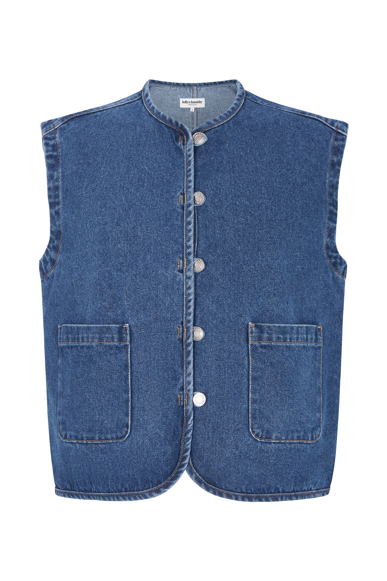 Lollys Laundry AbbeyLL Weste Vest Dunkelblau