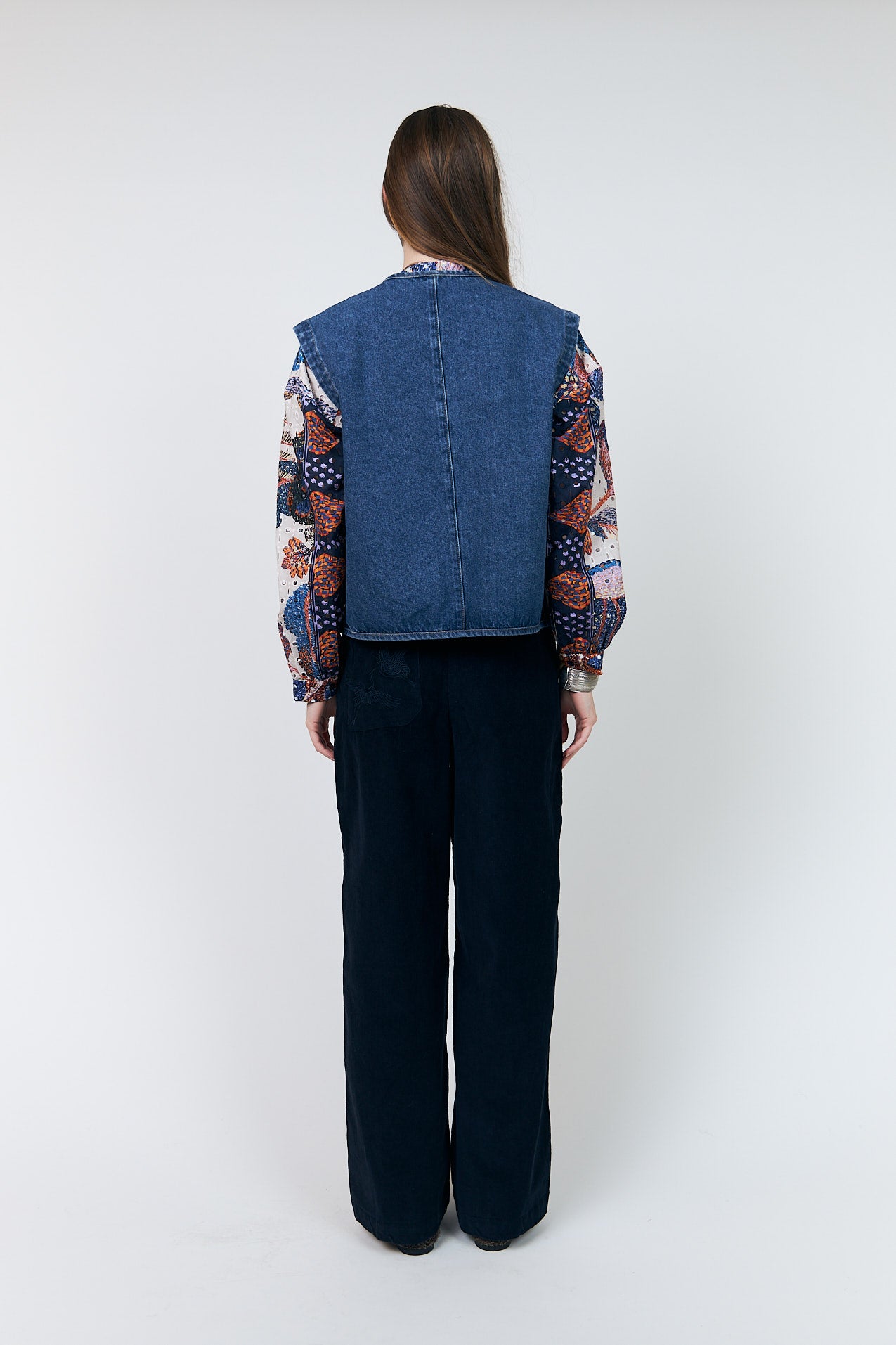 Lollys Laundry AbbeyLL Weste Vest Dunkelblau