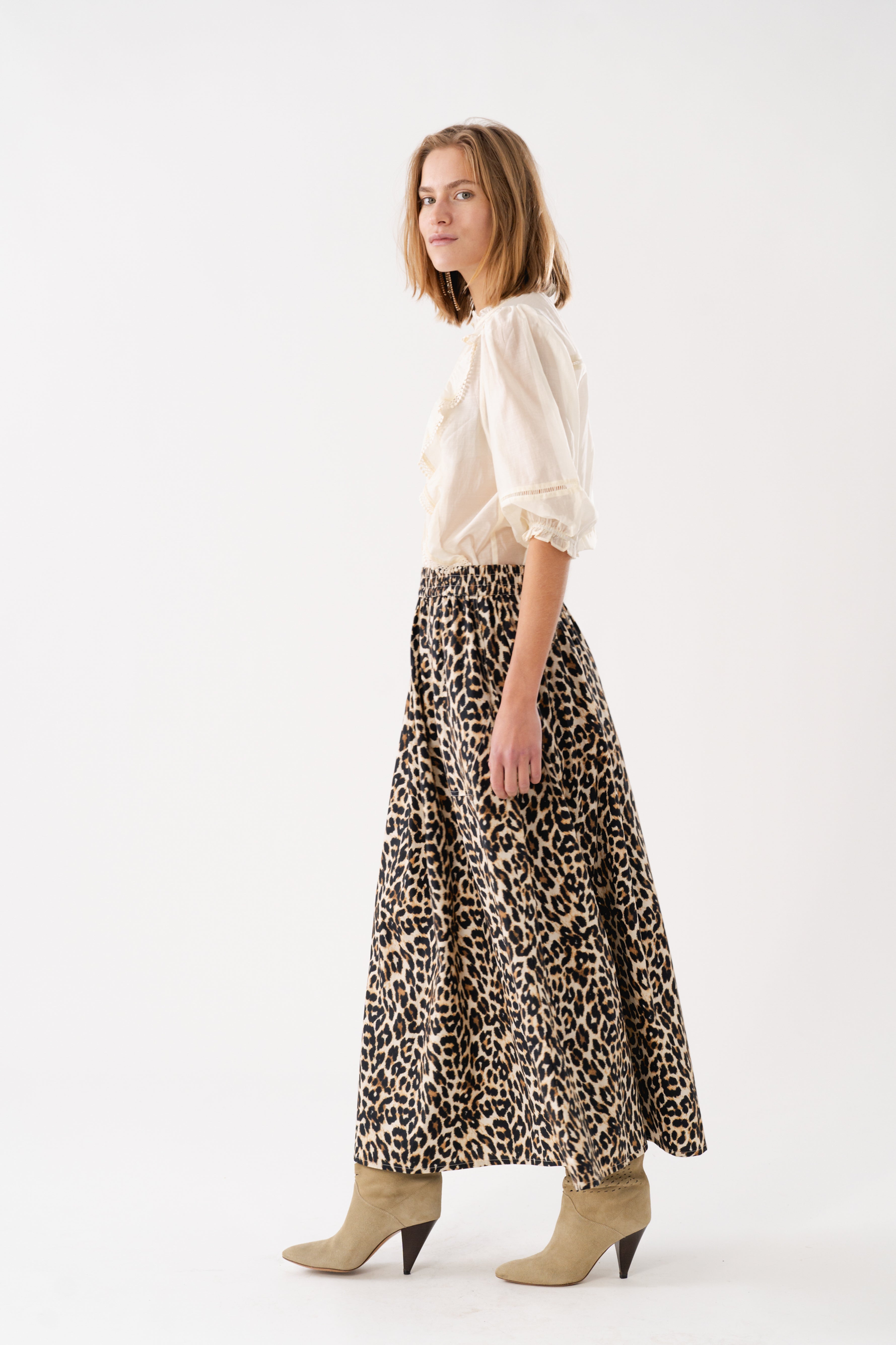 AkaneLL Maxi Rock - Leopard Print