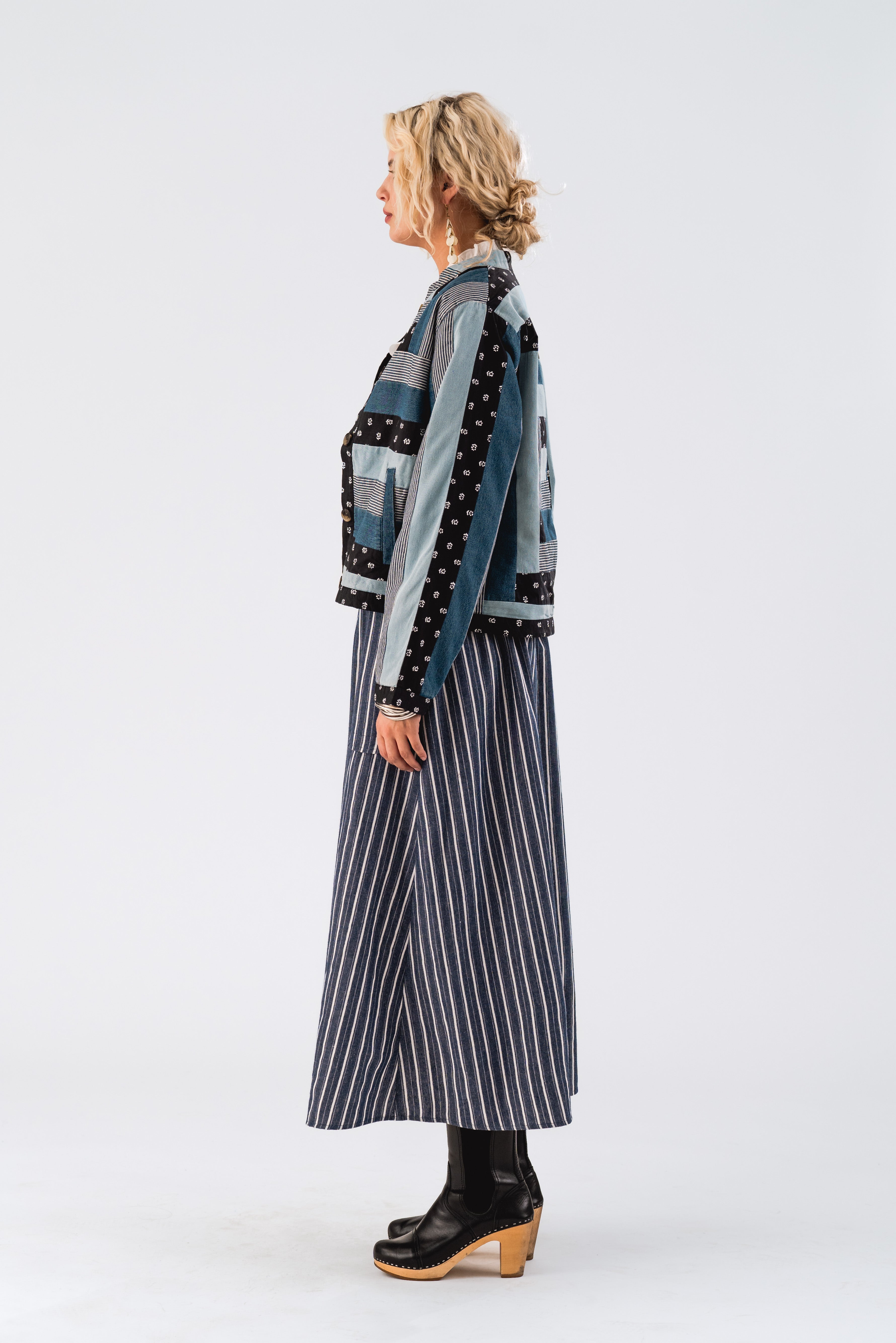 AkaneLL Maxi Skirt - Stripe