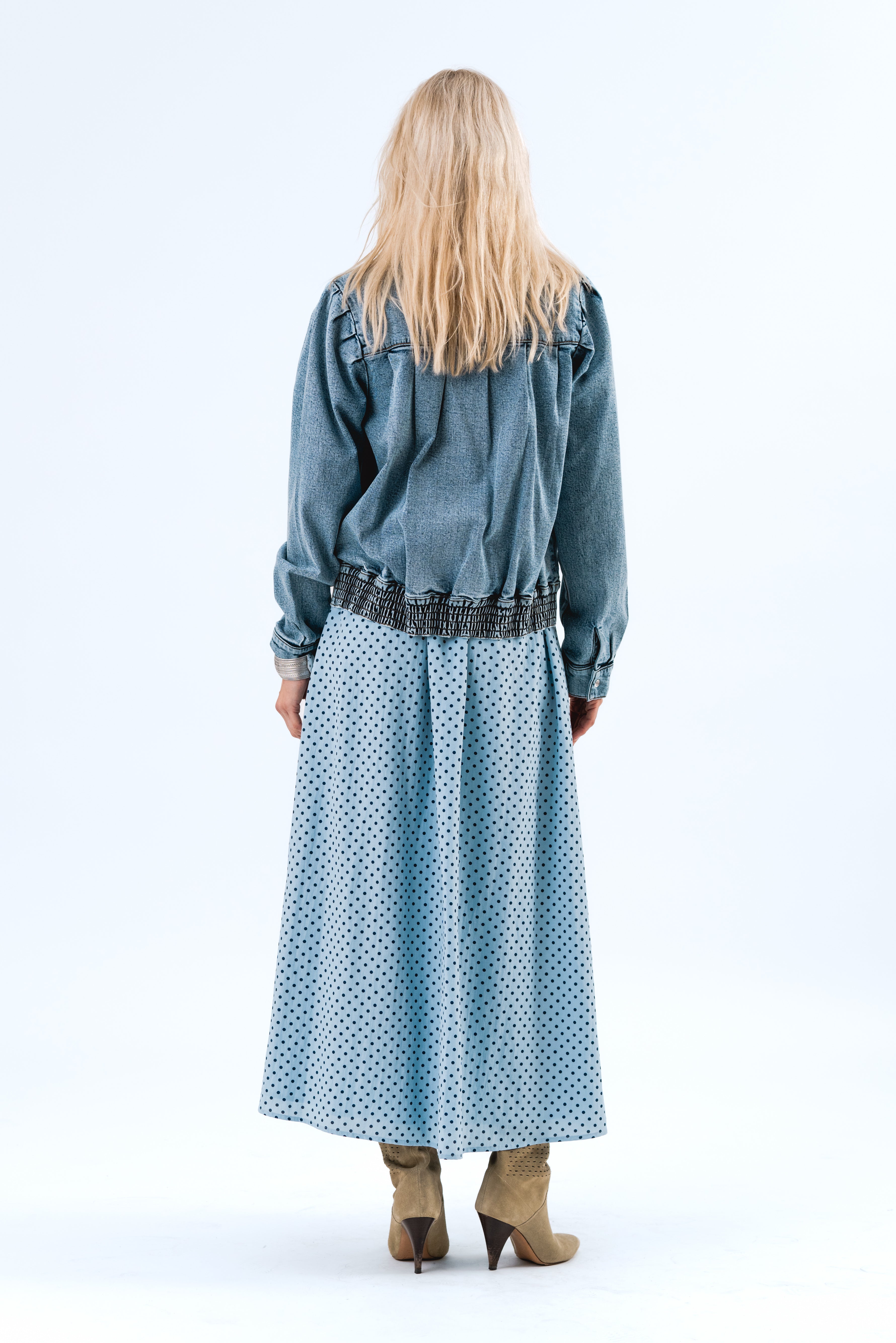 Lollys Laundry AkaneLL Maxi Rock Skirt 22 Light Blue