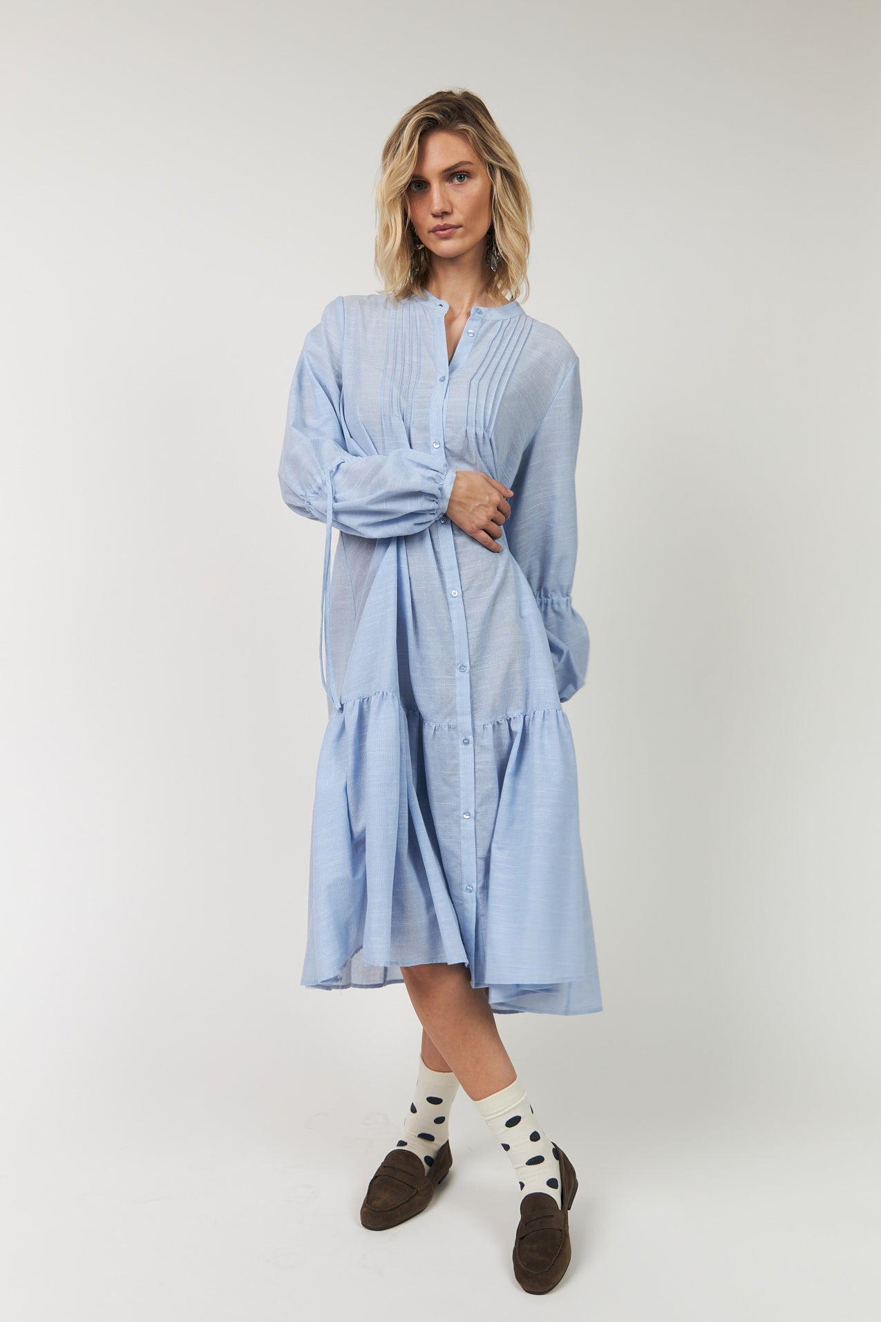 Lollys Laundry AlannaLL Maxi Kleid Dress 22 Light Blue