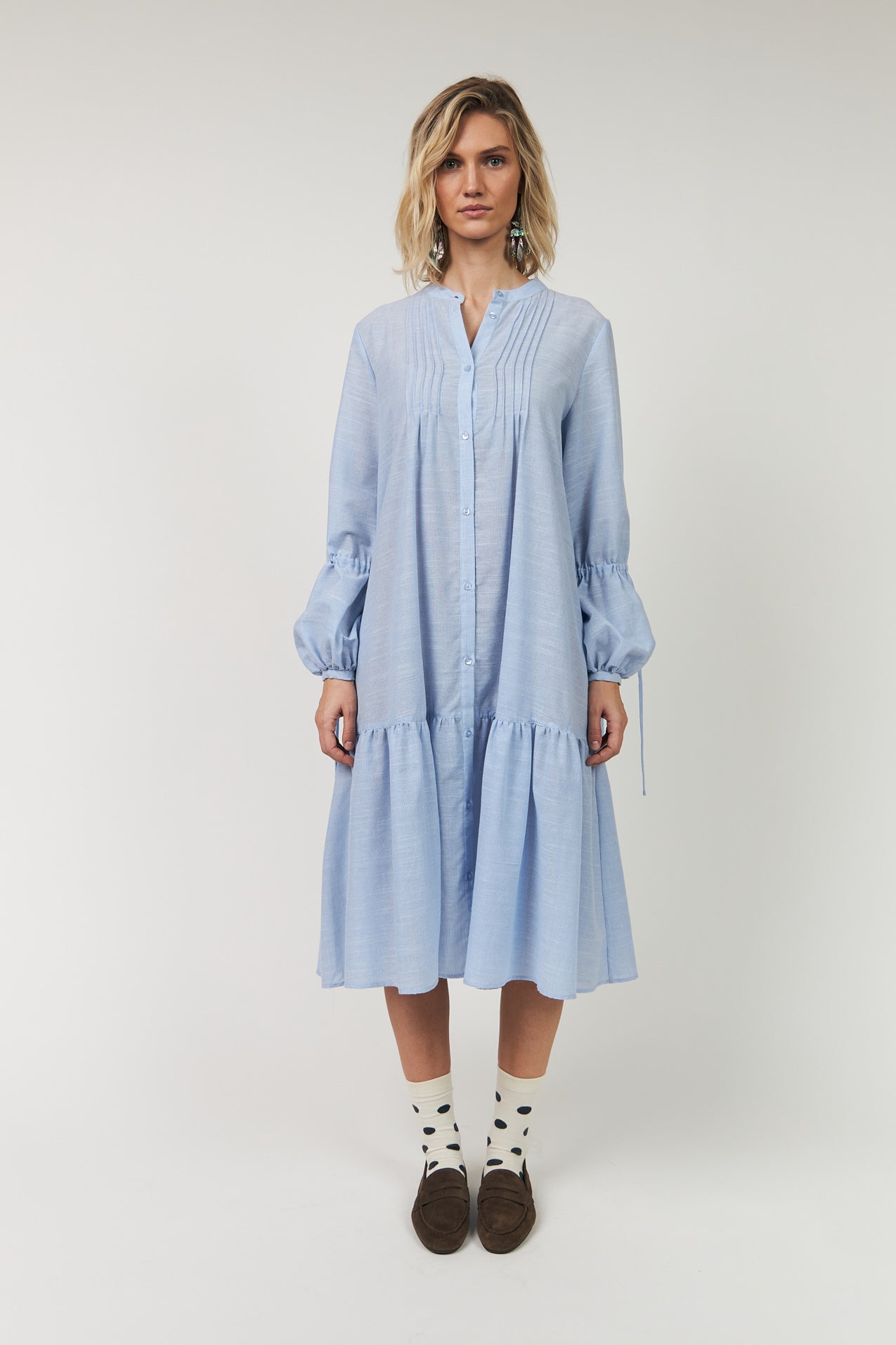 Lollys Laundry AlannaLL Maxi Kleid Dress 22 Light Blue