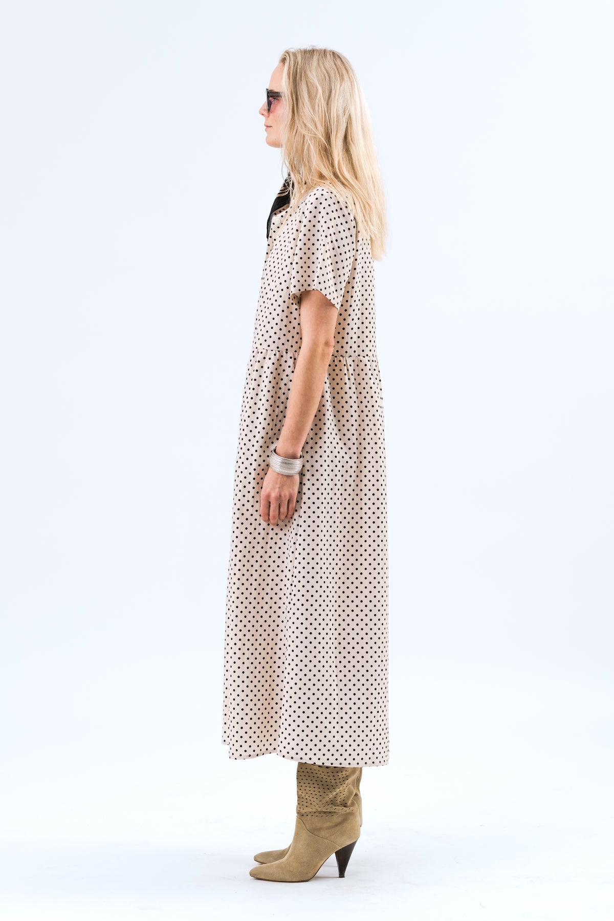 Lollys Laundry AliyaLL Midi Kleid Dress Creme
