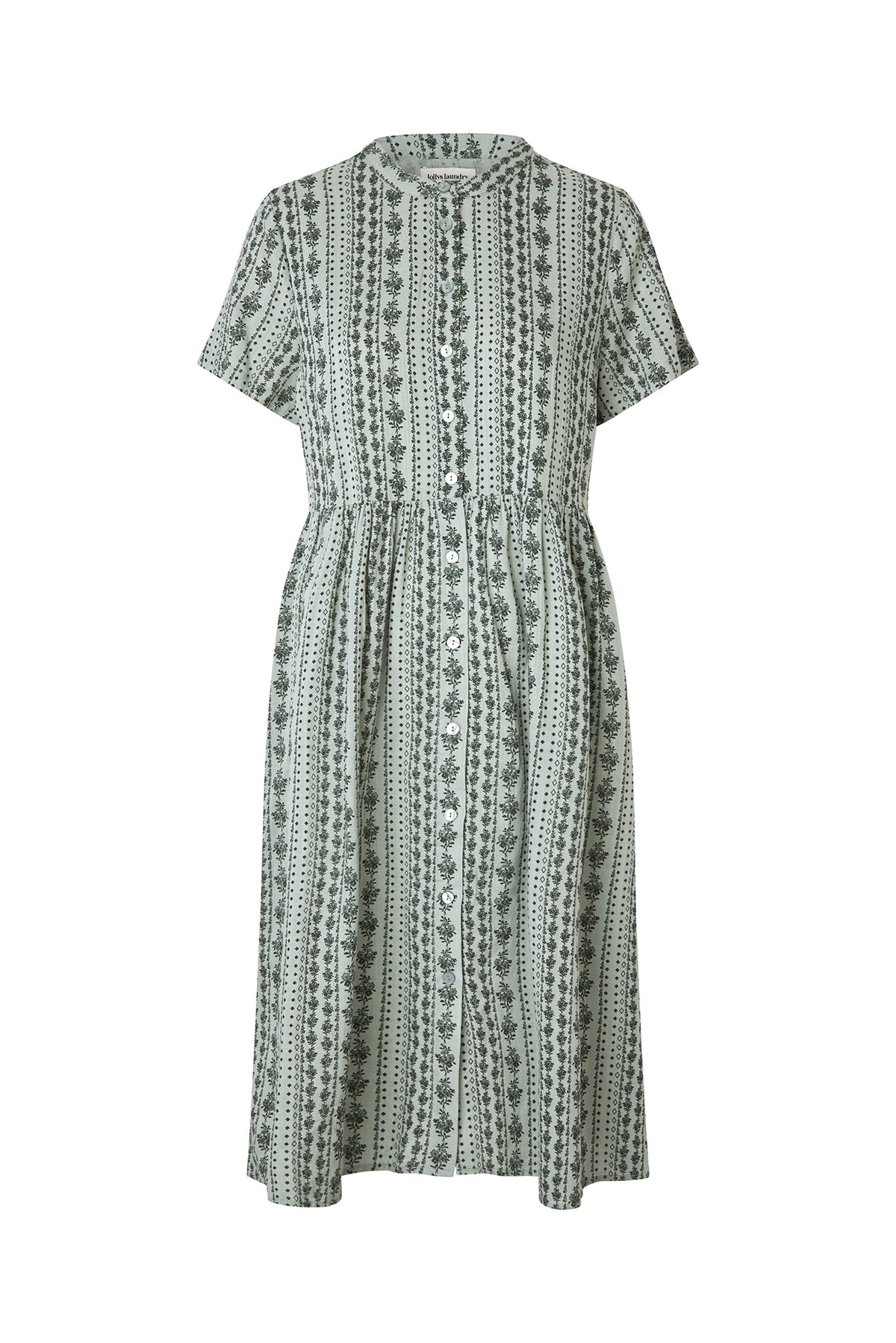 Lollys Laundry AliyaLL Midi Kleid Dress Gedämpftes Grün