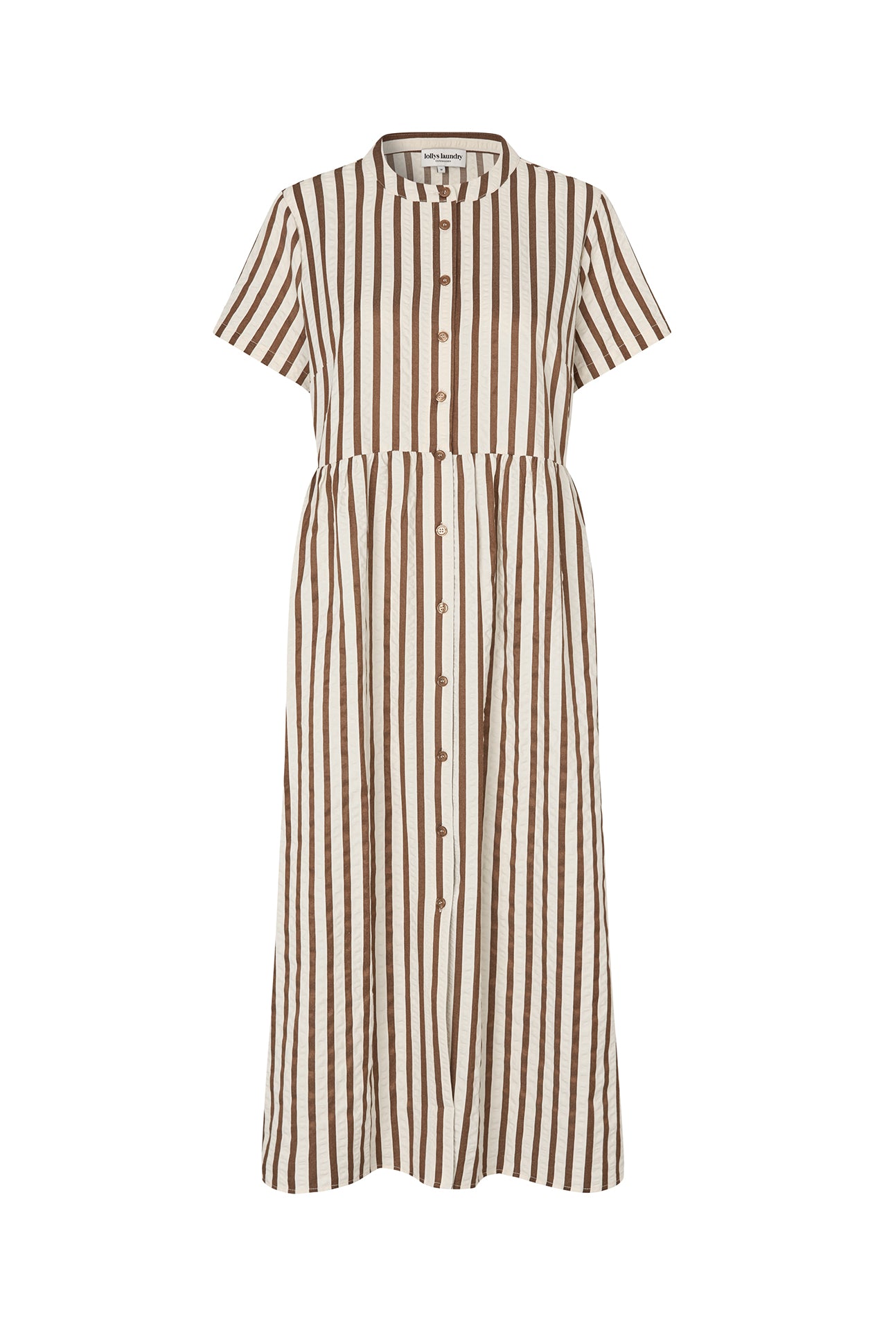 Lollys Laundry AliyaLl Midi Kleid Dress 87 Dark Mokka