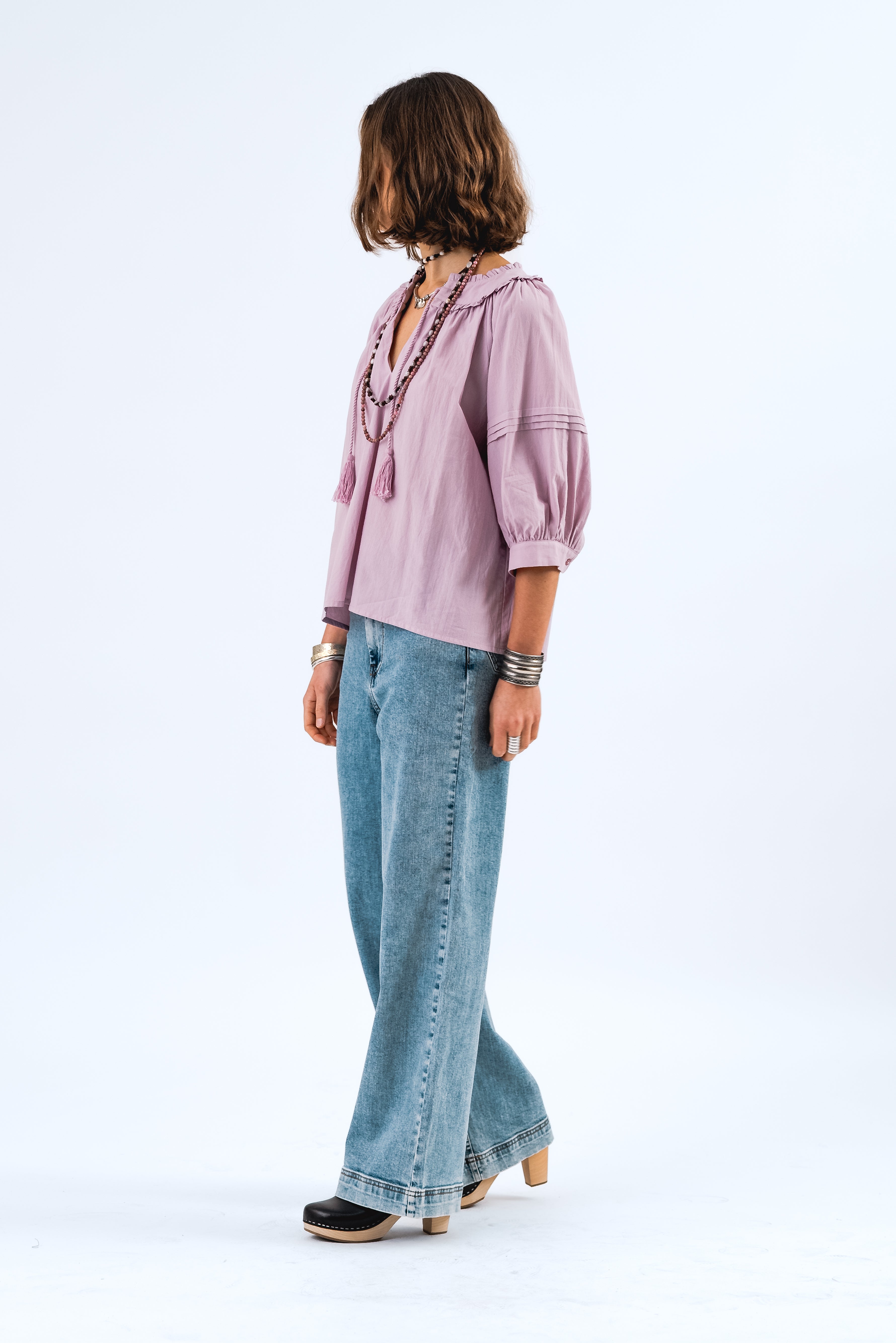 Lollys Laundry AlviLL Bluse 3/4 Blouse 52 Lavender