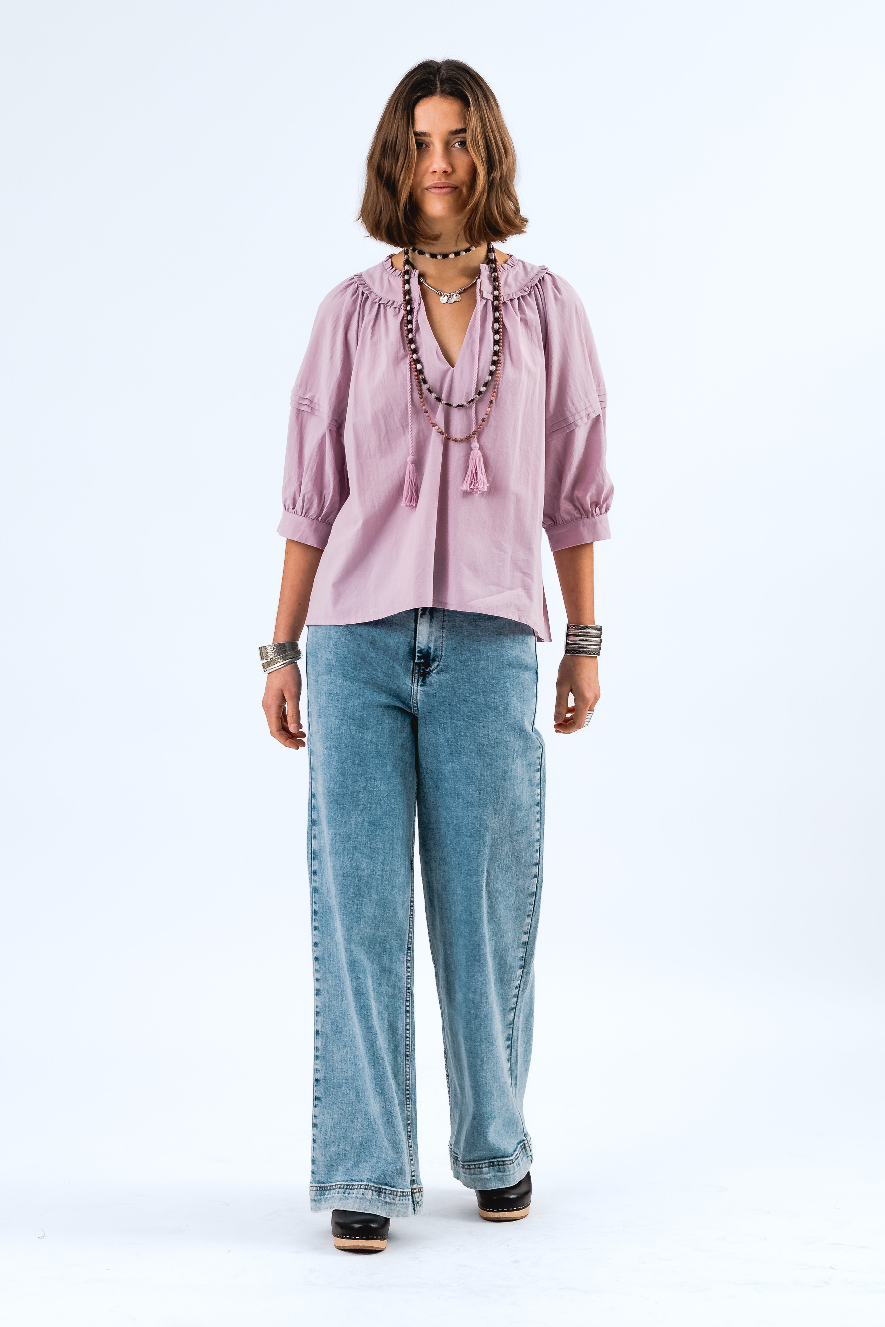 Lollys Laundry AlviLL Bluse 3/4 Blouse 52 Lavender