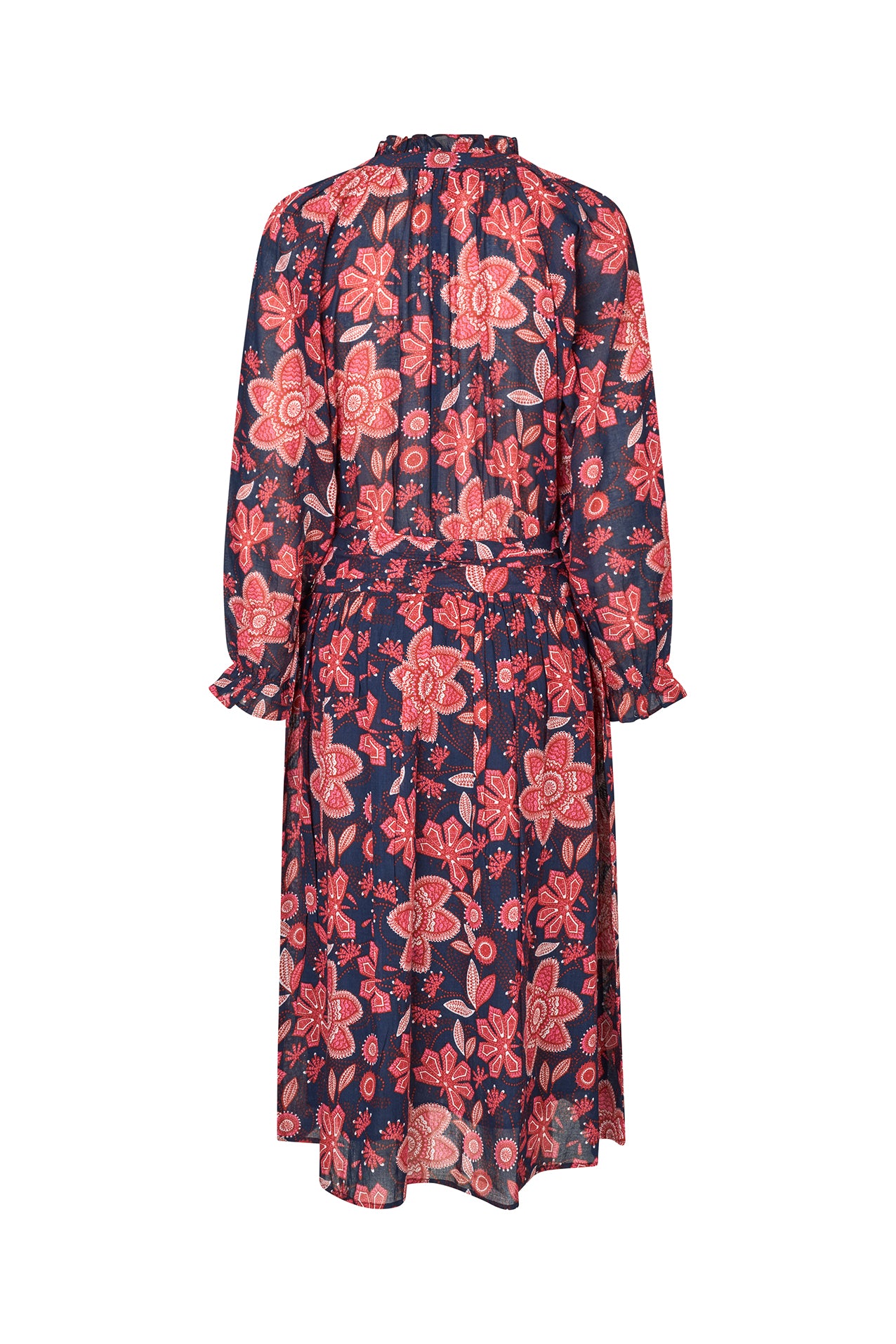 AminaLL Midi dress LS - Graphic Print