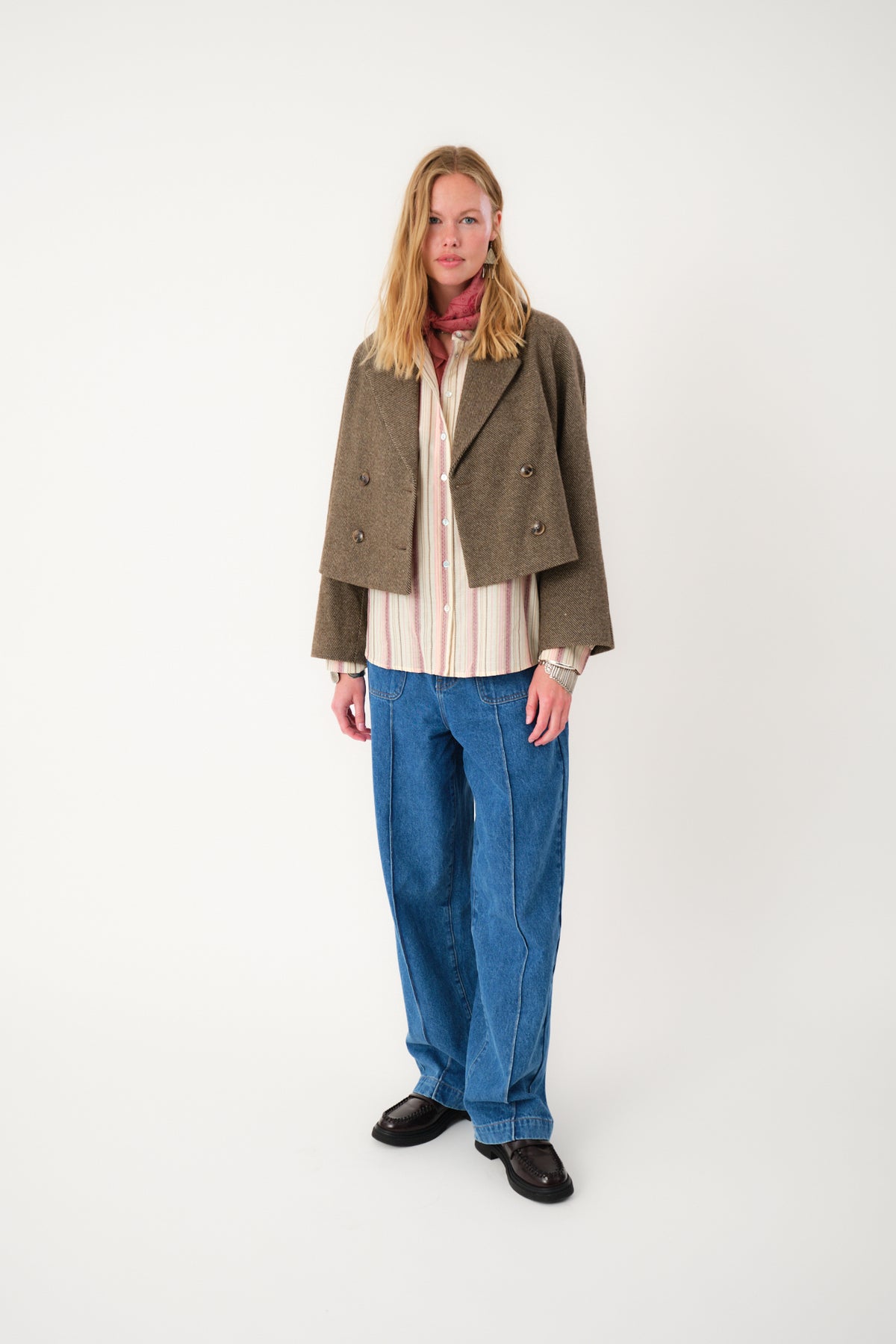 Lollys Laundry AmiriLL Kurze Jacke Blazer Dunkelbraun