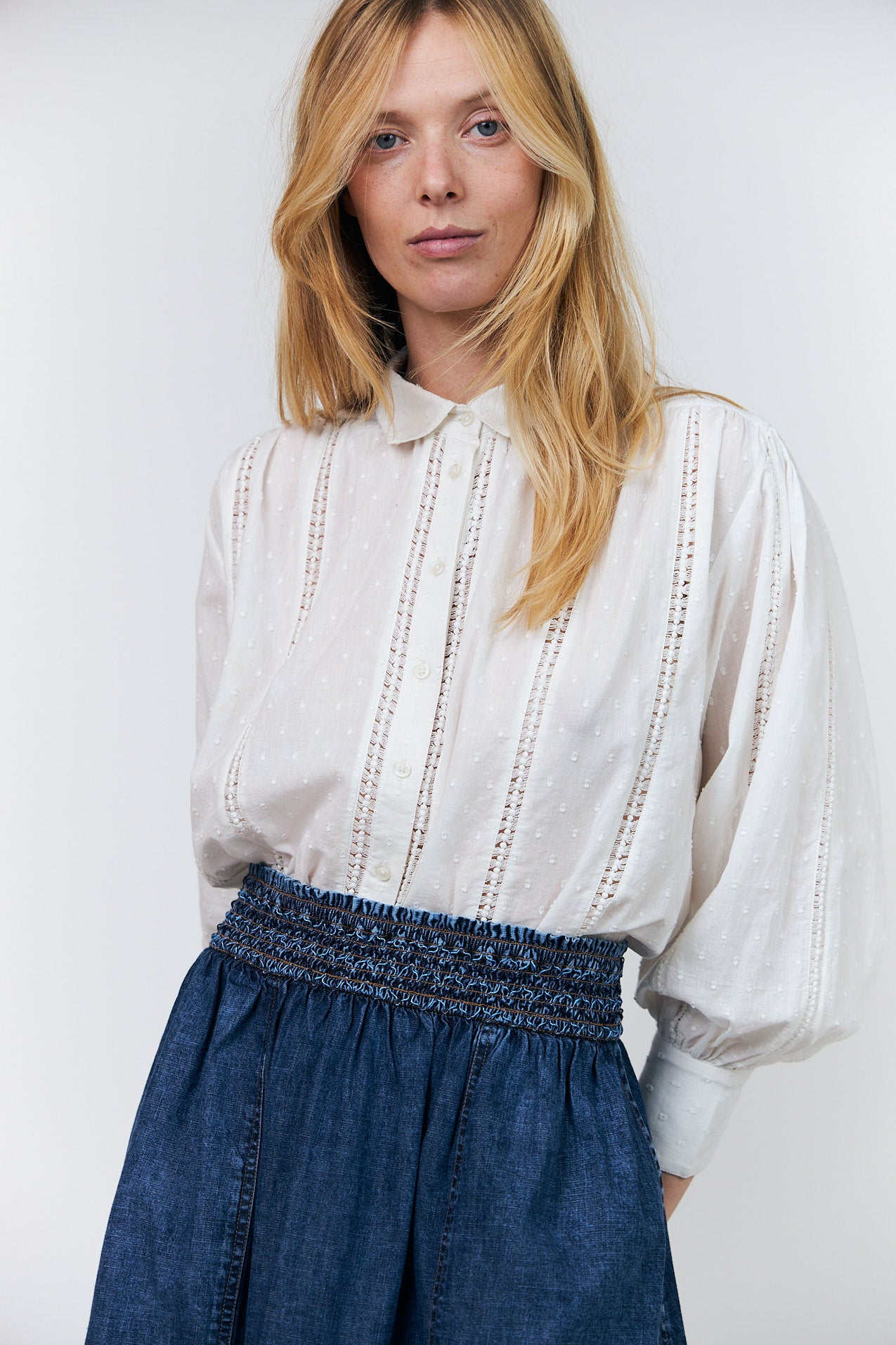 Lollys Laundry AmondLL Maxi Rock Skirt Blau