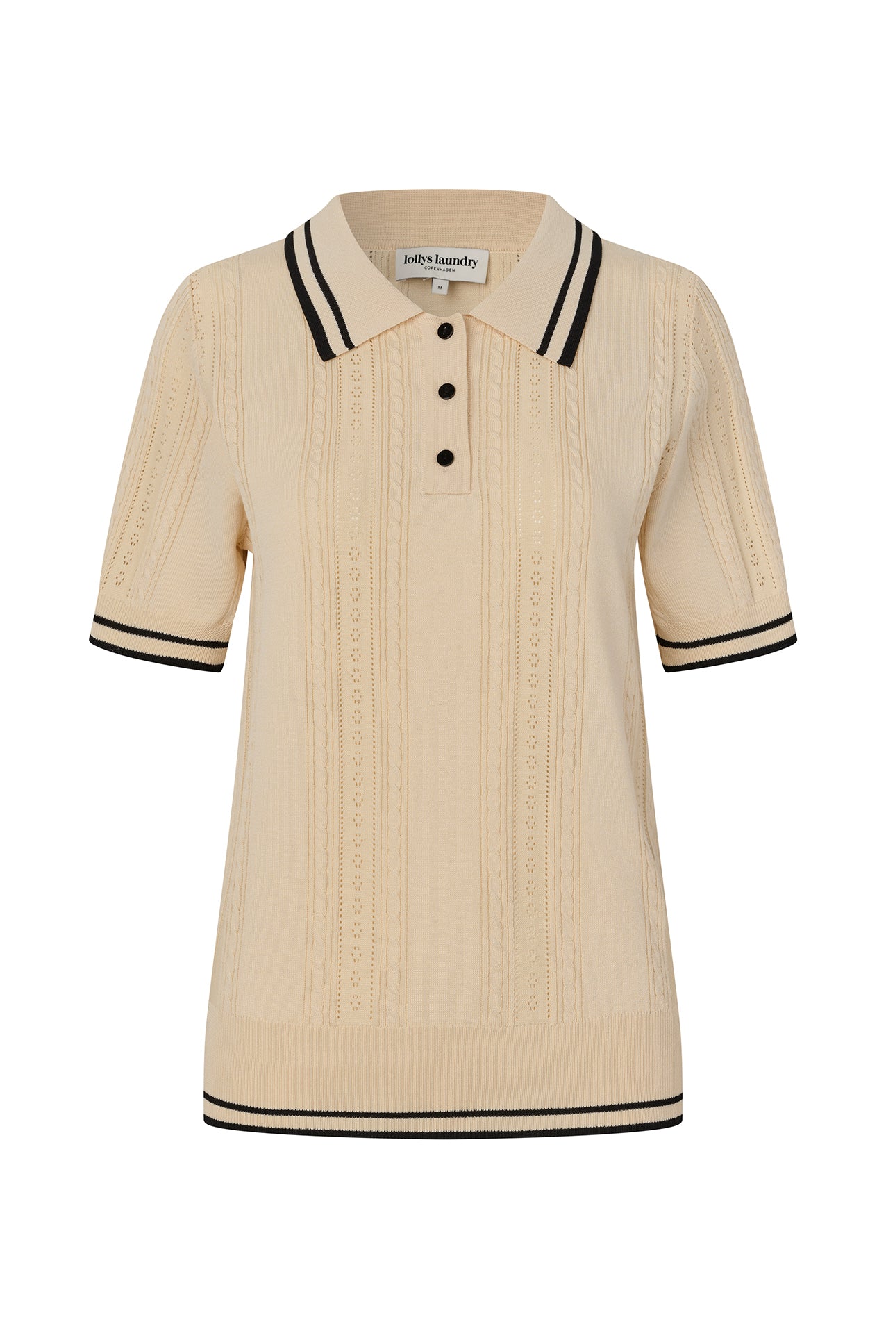 AndreaLL Strickpolo - Creme