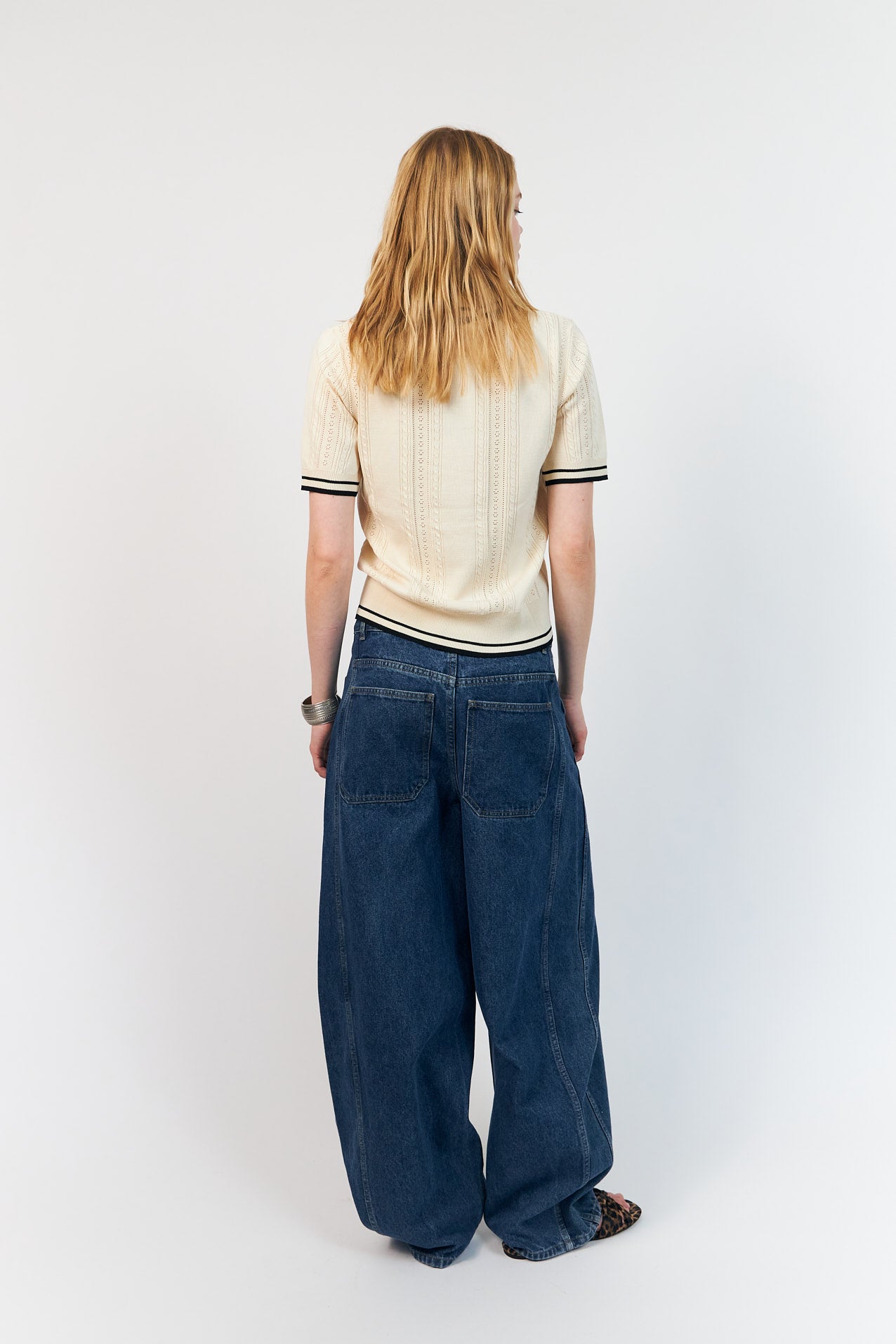 AndreaLL Strickpolo - Creme