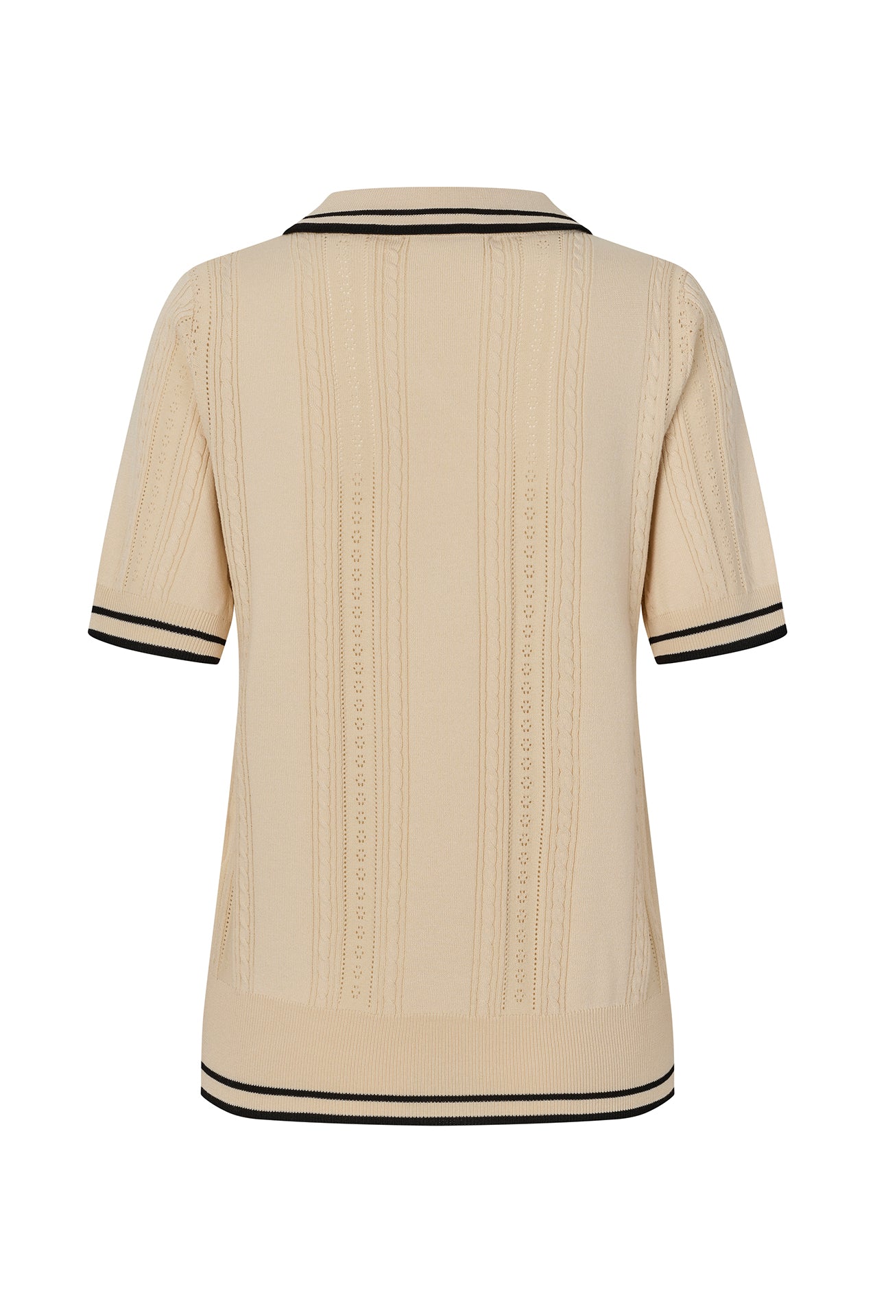 AndreaLL Strickpolo - Creme