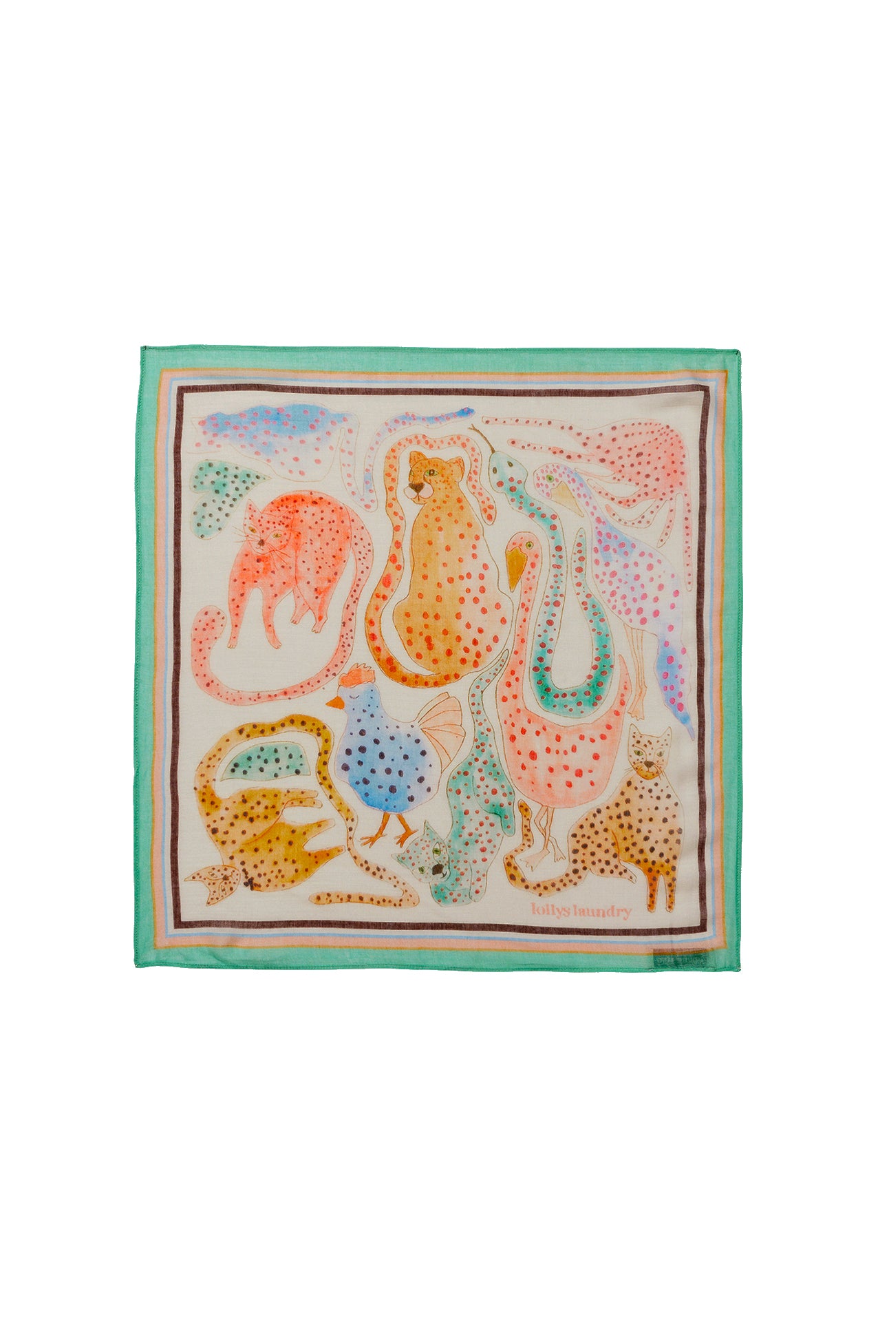 Lollys Laundry AnimalLL Small Scarf scarf 70 Multi
