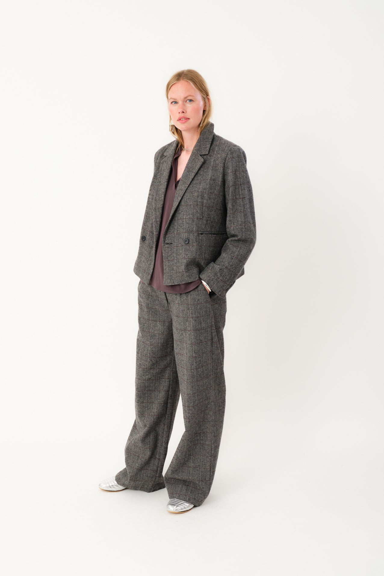 Lollys Laundry AntonellaLL Kurze Blazer Blazer 10 Grey