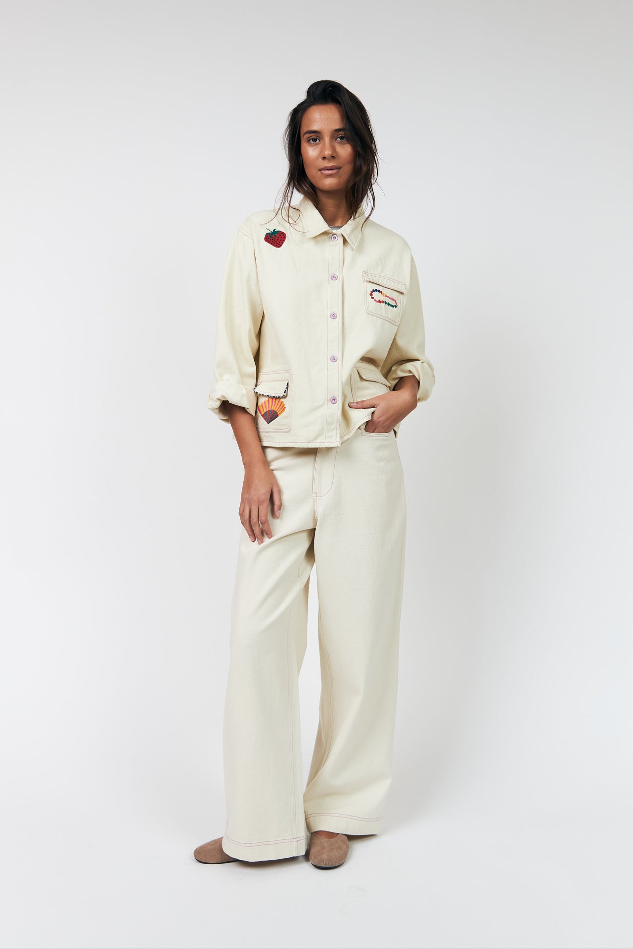 AprilLL Jacke - Creme