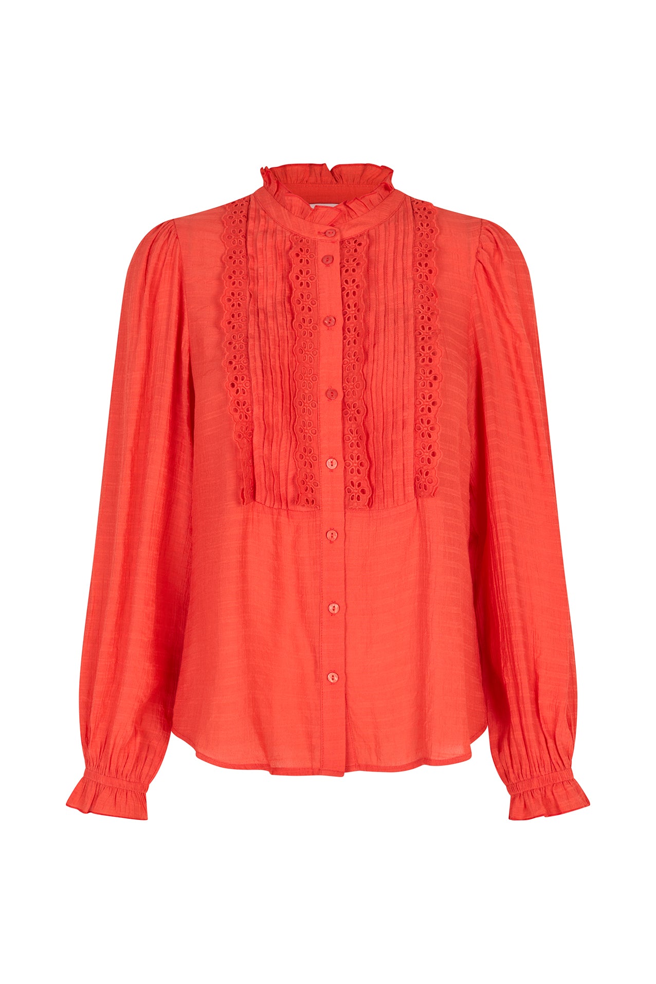 Lollys Laundry ArielLL Hemdbluse Shirt 90 Coral