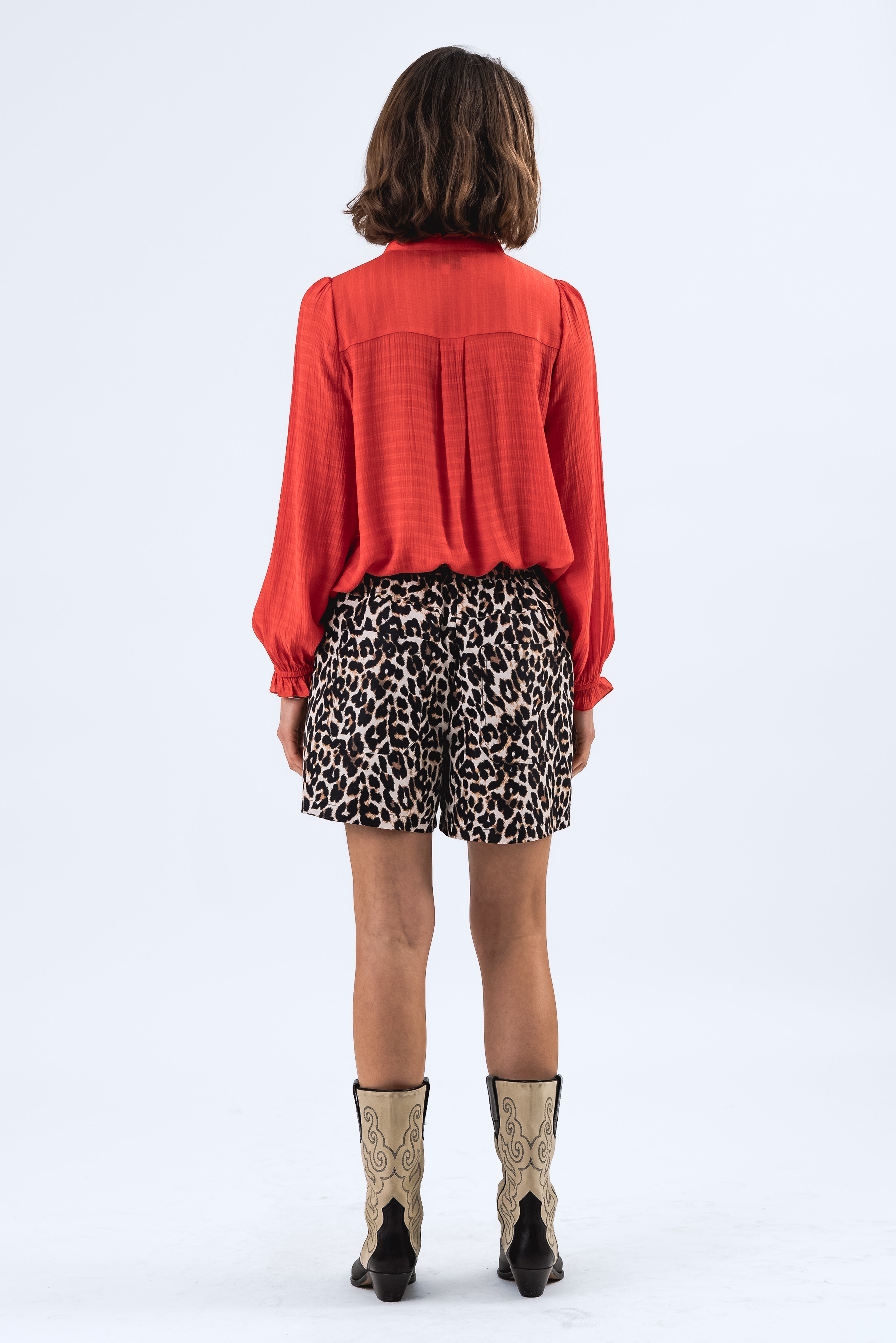 Lollys Laundry ArielLL Hemdbluse Shirt 90 Coral