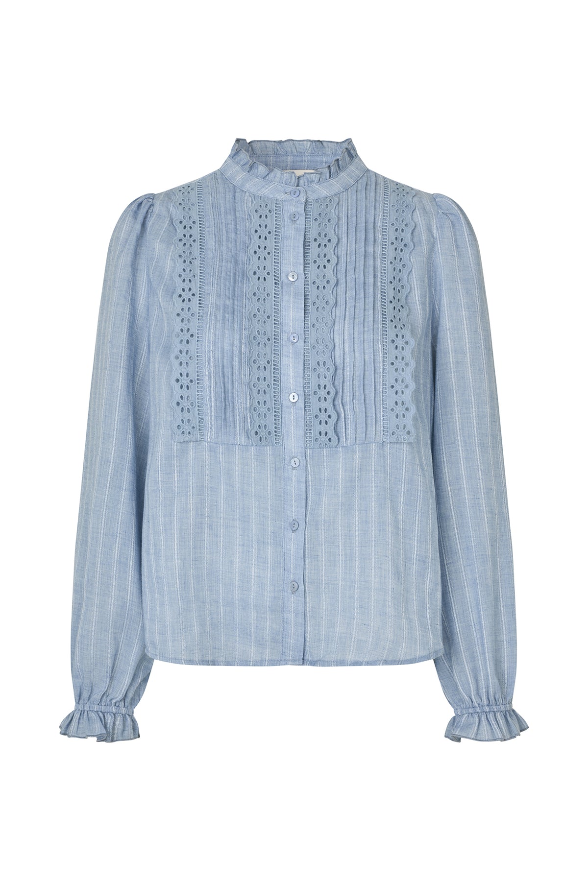 Lollys Laundry ArielLL Hemdbluse Shirt Hellblau
