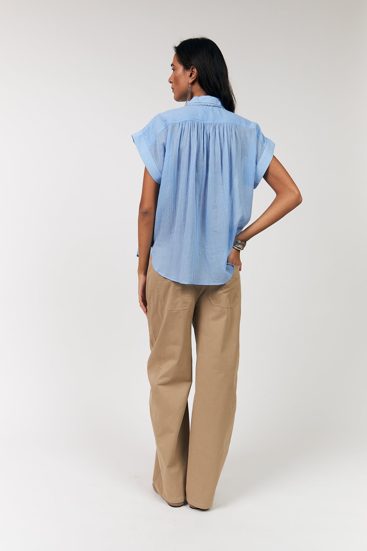 Lollys Laundry BadalLL Bluse Shirt Blau
