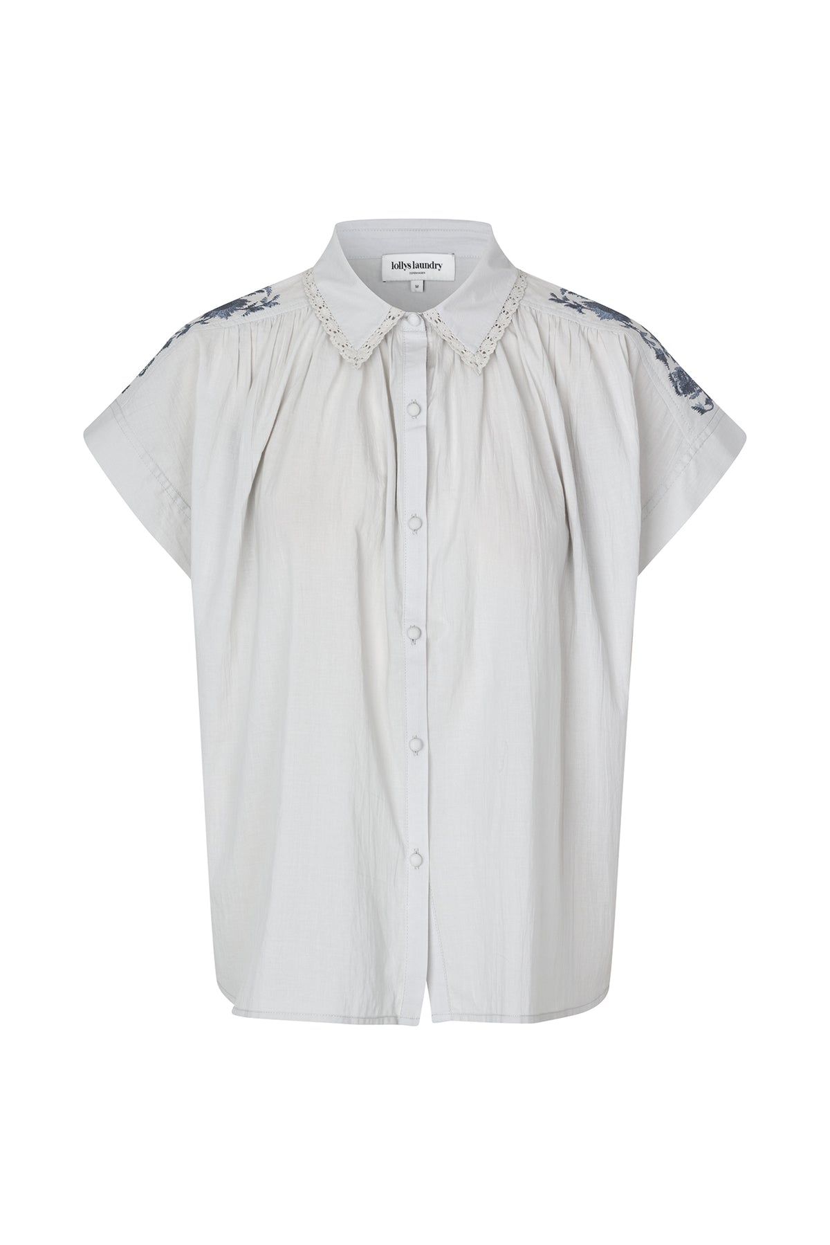 Lollys Laundry BadalLL Hemdbluse Shirt Anthrazitgrau