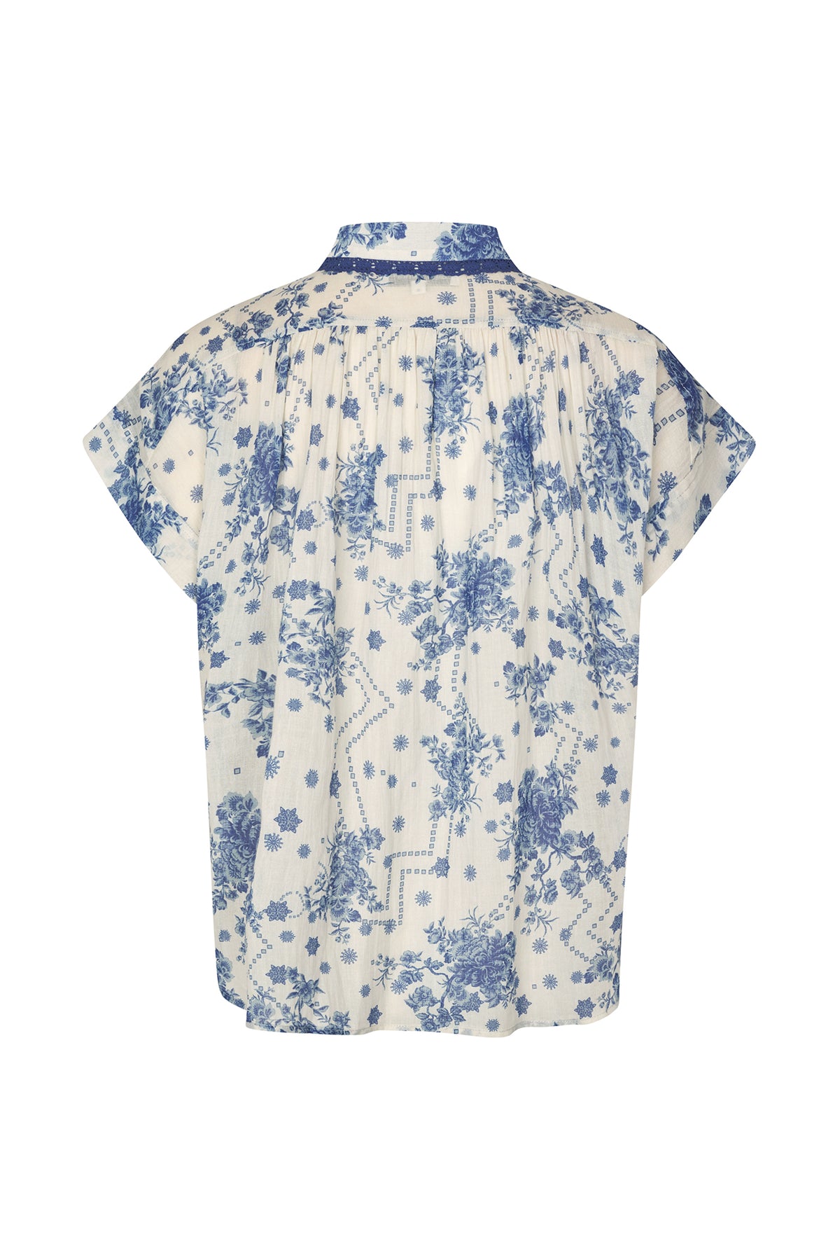 Lollys Laundry BadalLL Hemdbluse Shirt Dunkelblau