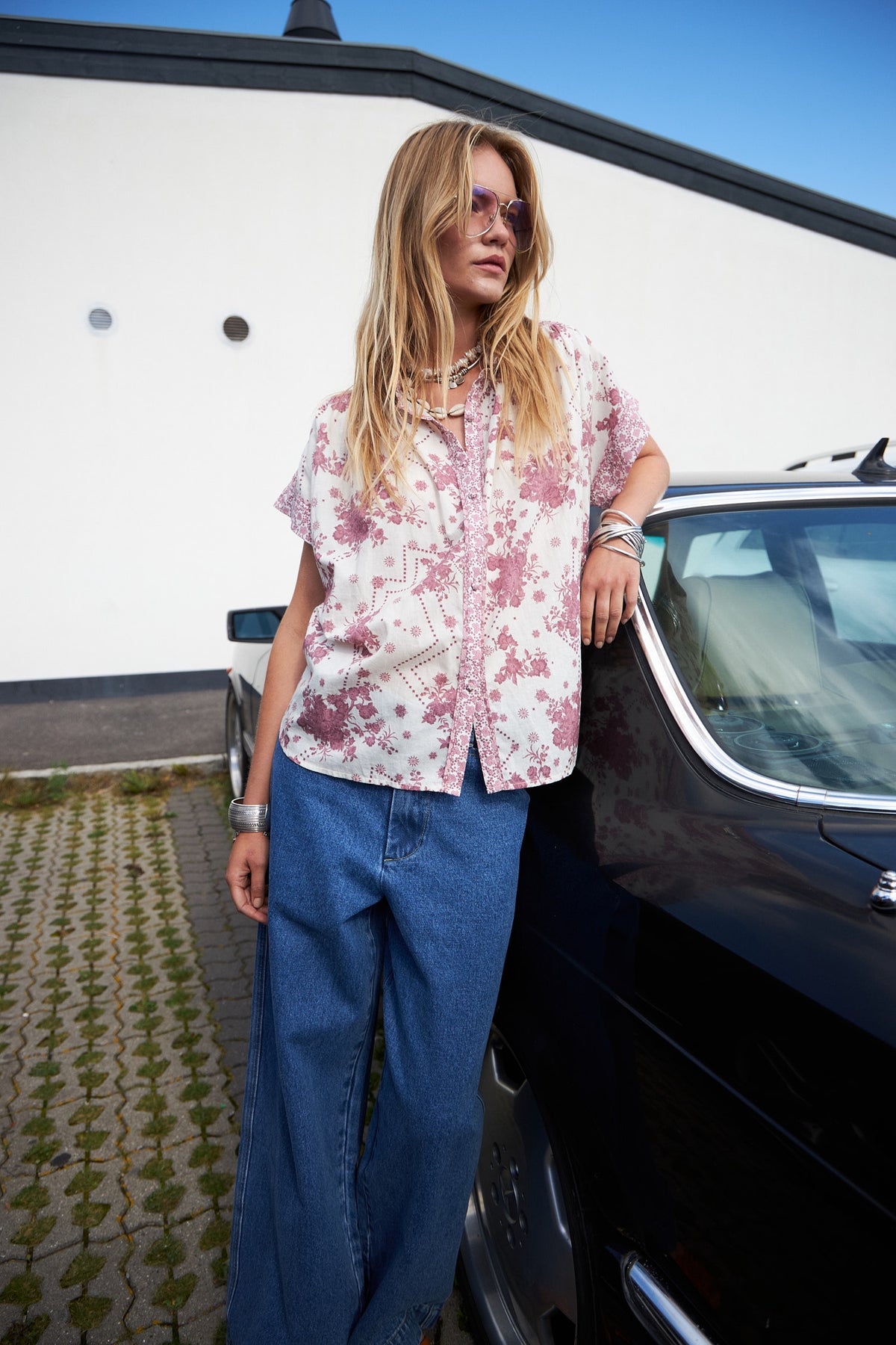 Lollys Laundry BadalLL Hemdbluse Shirt Blumenmuster