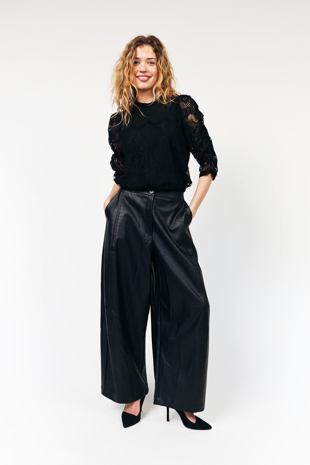 Lollys Laundry BambusLL Hose Pants Schwarz