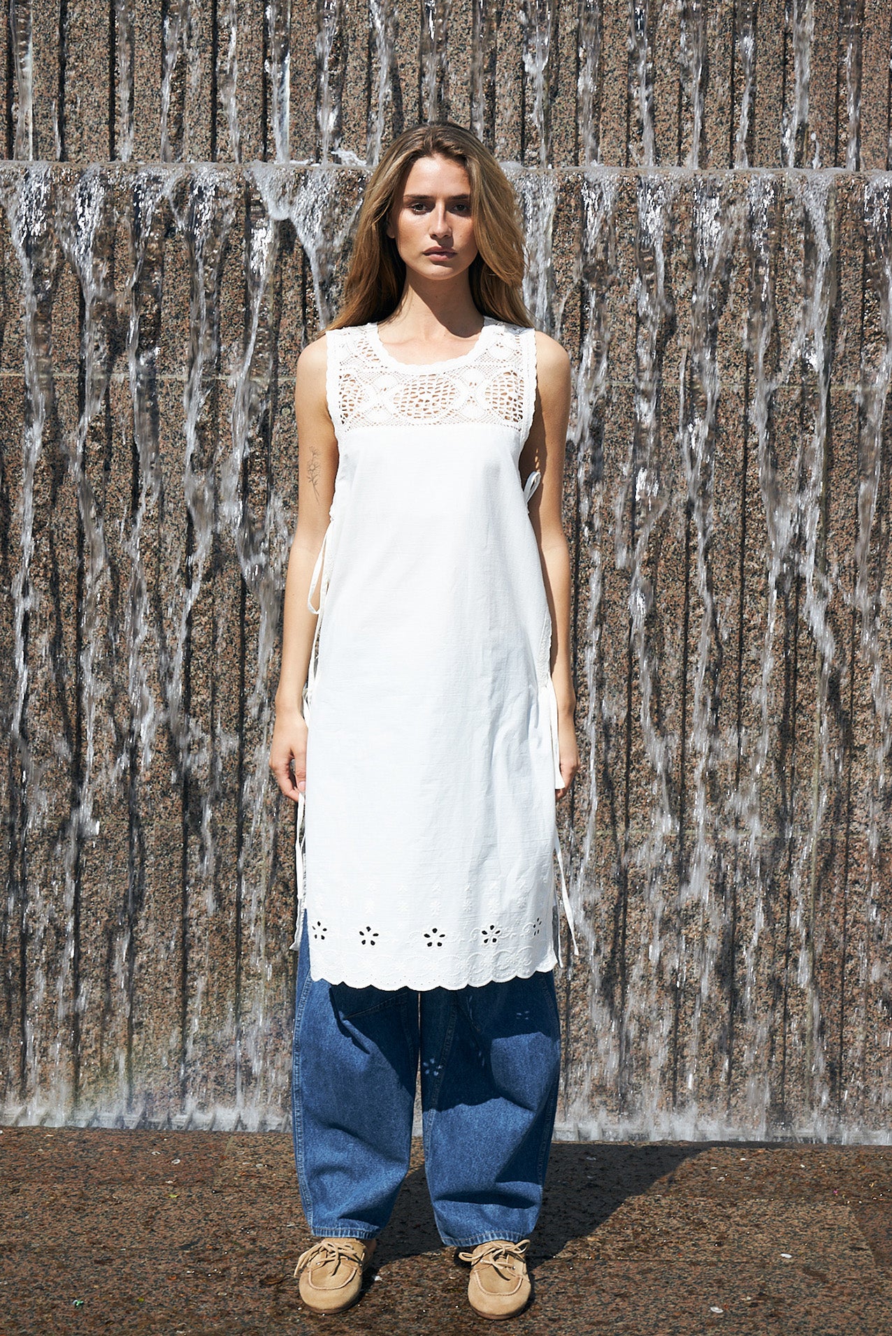 BelloLL Top Kleid - Weiß