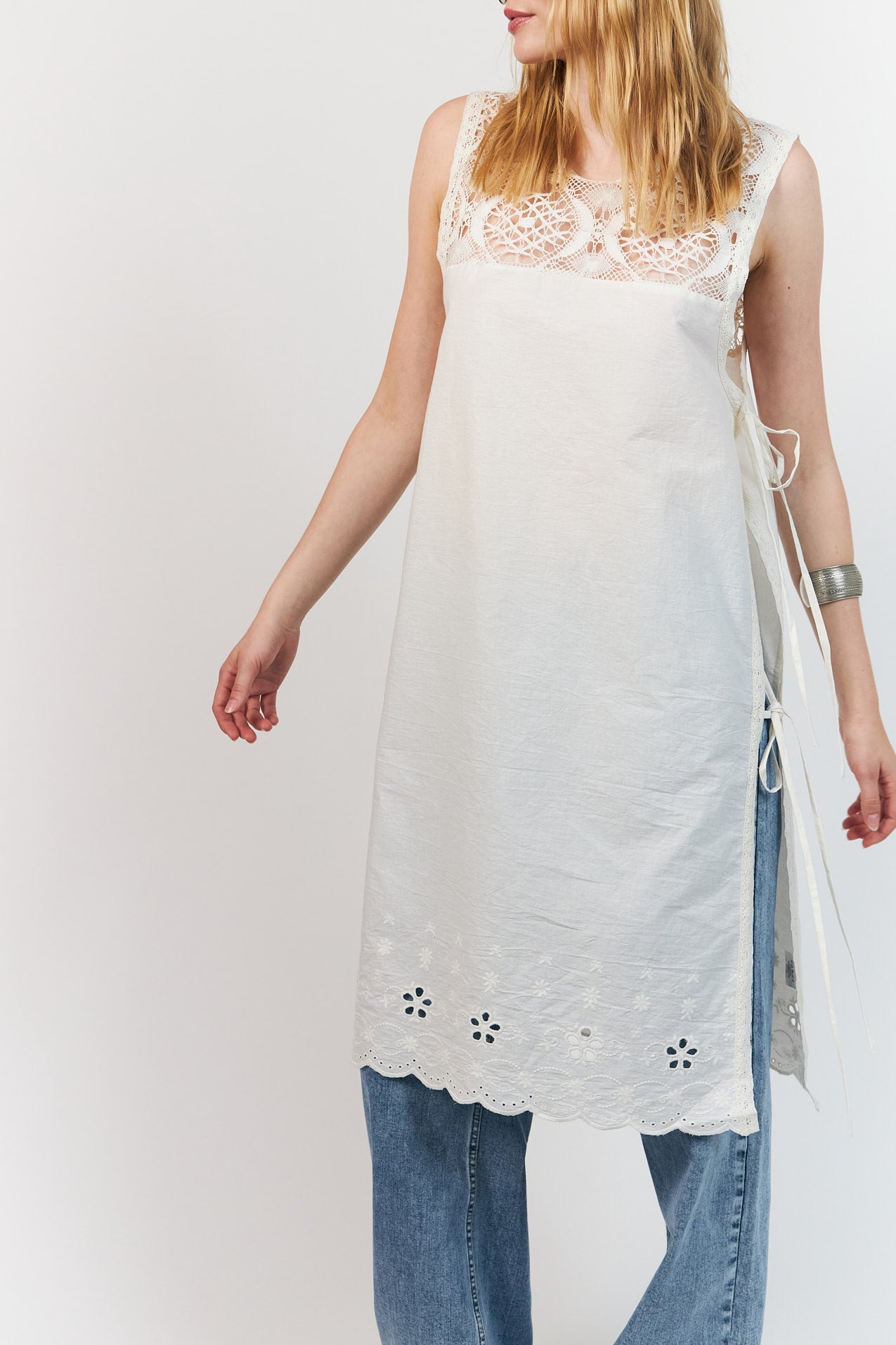 BelloLL Top Kleid - Weiß