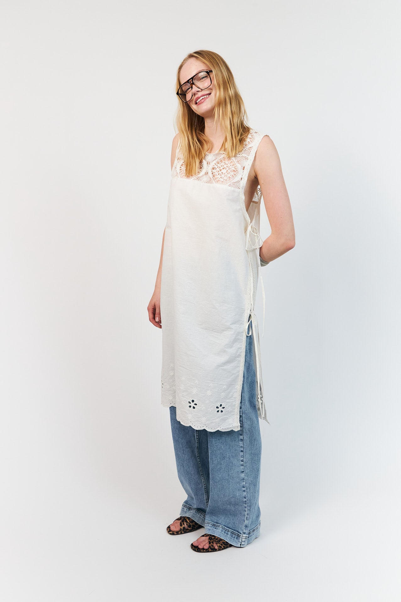 BelloLL Top Kleid - Weiß