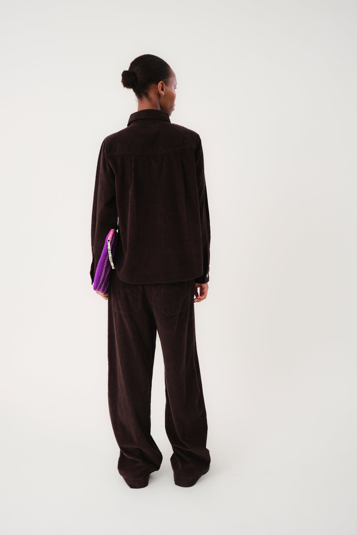 Lollys Laundry BigumLL Hemdbluse Shirt Dunkelbraun