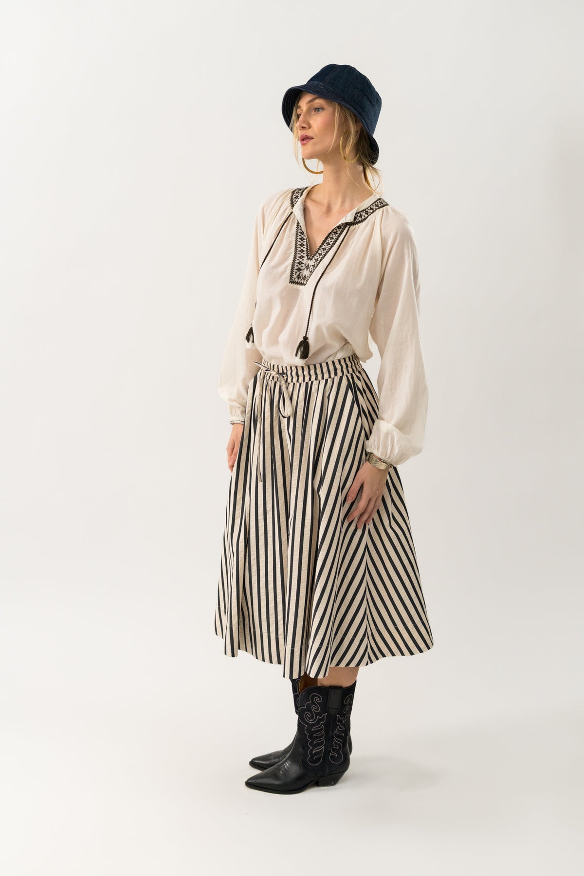 Lollys Laundry BiharLL Bluse Blouse Creme