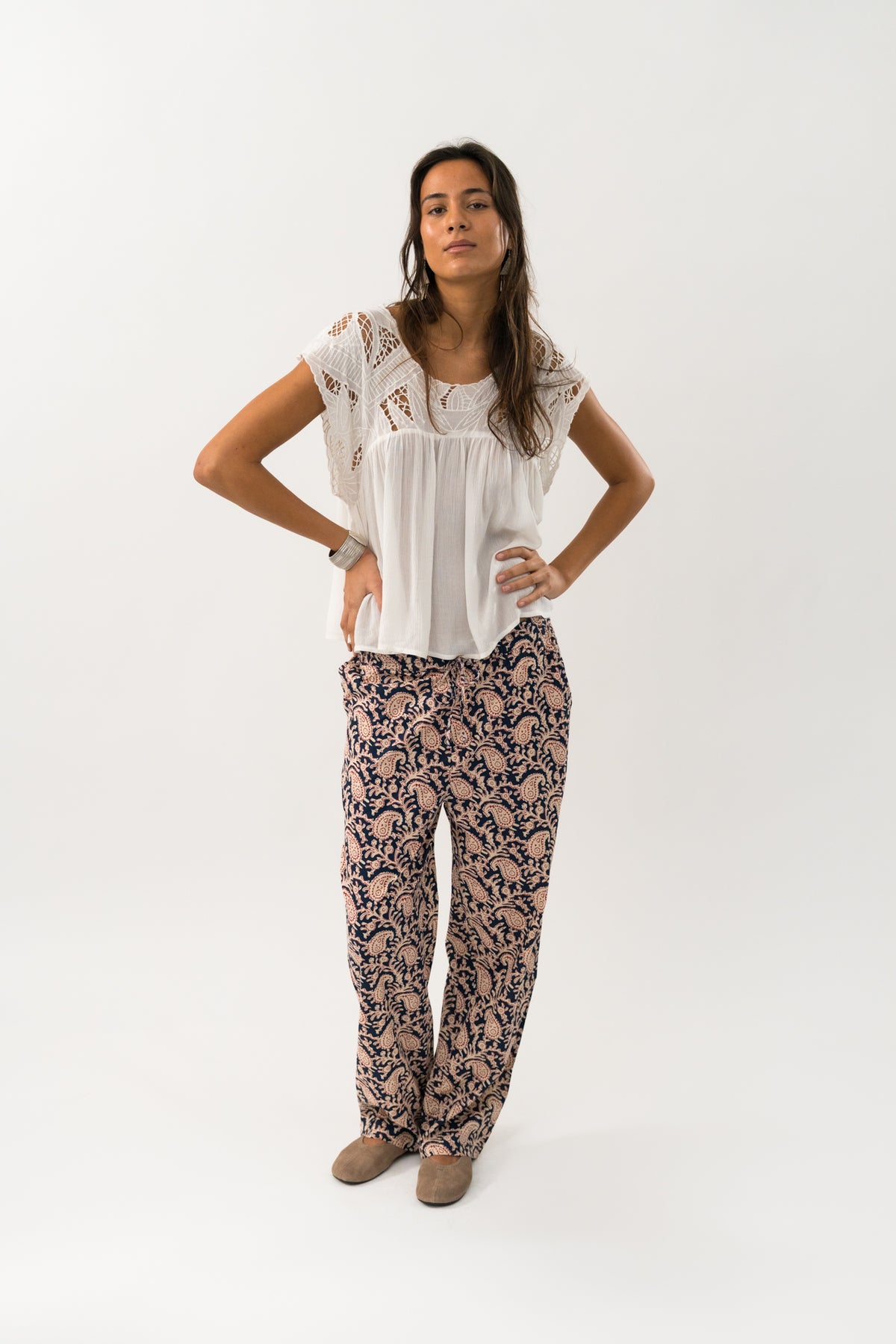 Lollys Laundry BillLL Hose Pants Grafikprint