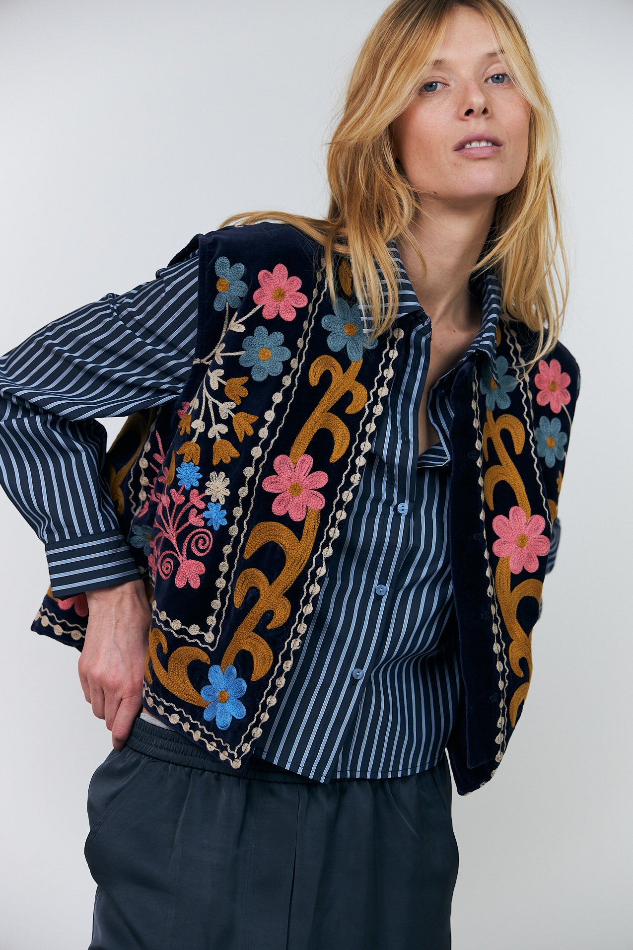 Lollys Laundry BinLL Weste Vest Dunkelblau