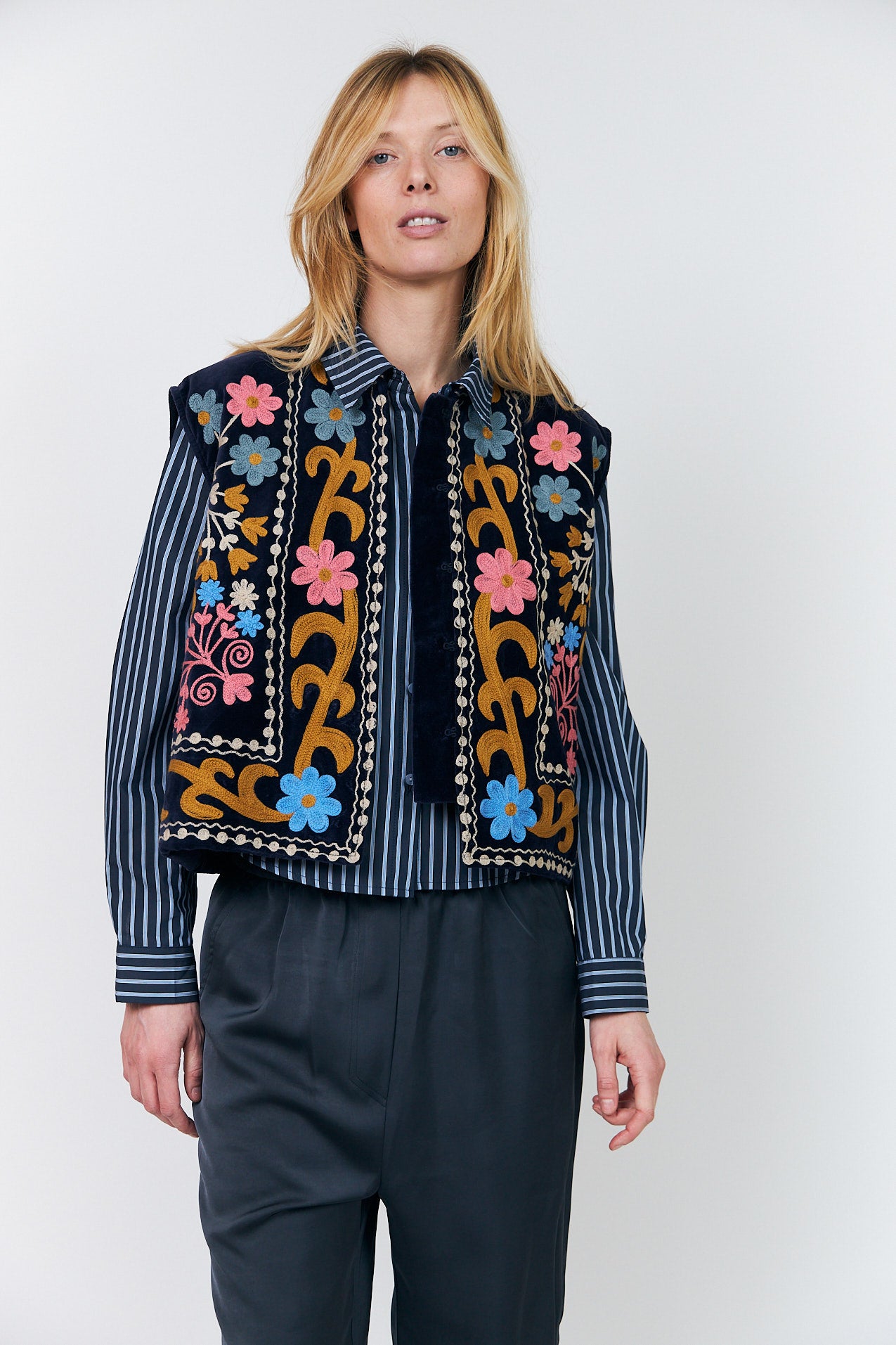 Lollys Laundry BinLL Weste Vest Dunkelblau