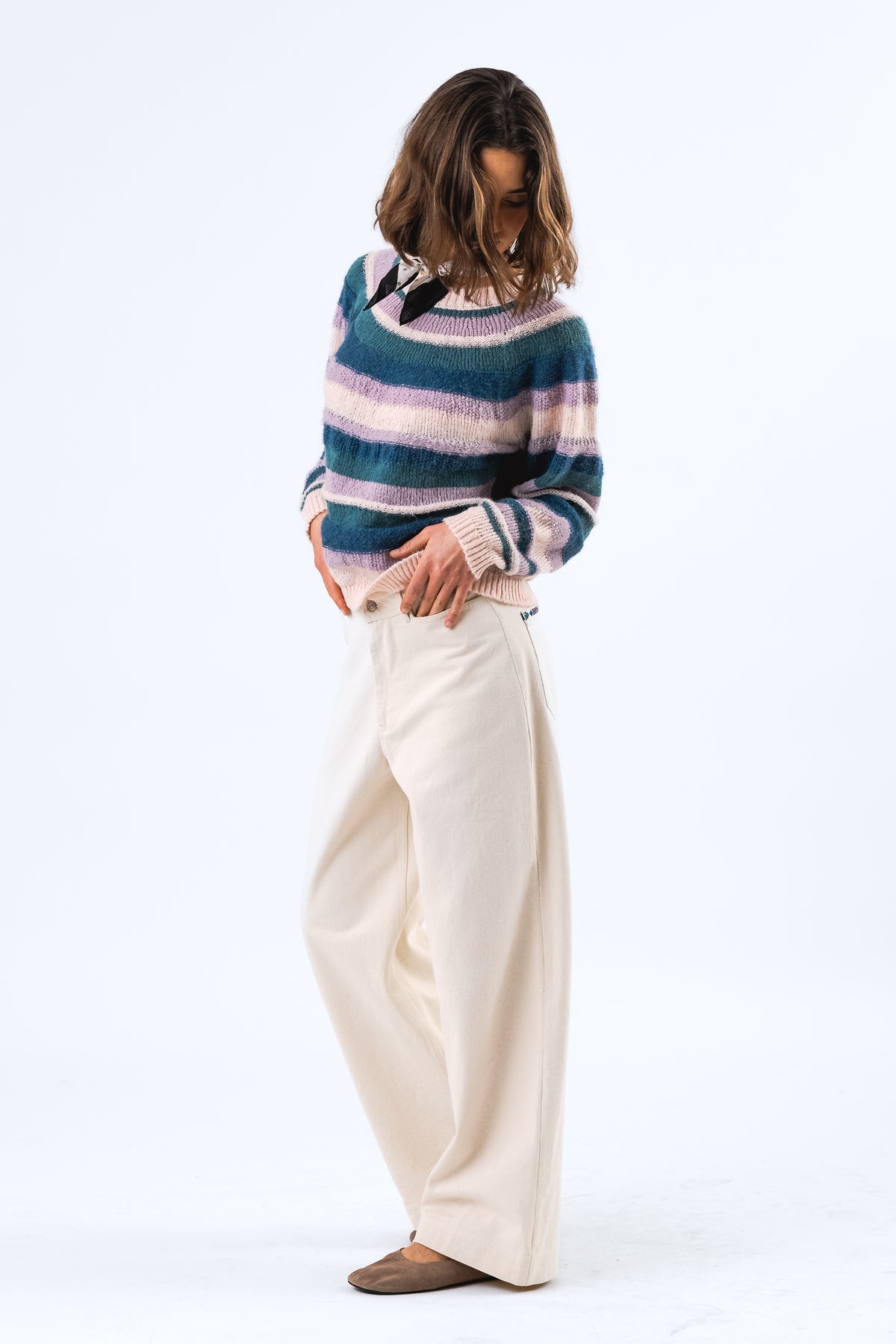 Lollys Laundry BjorkLL Strickpullover Jumper Lavendel