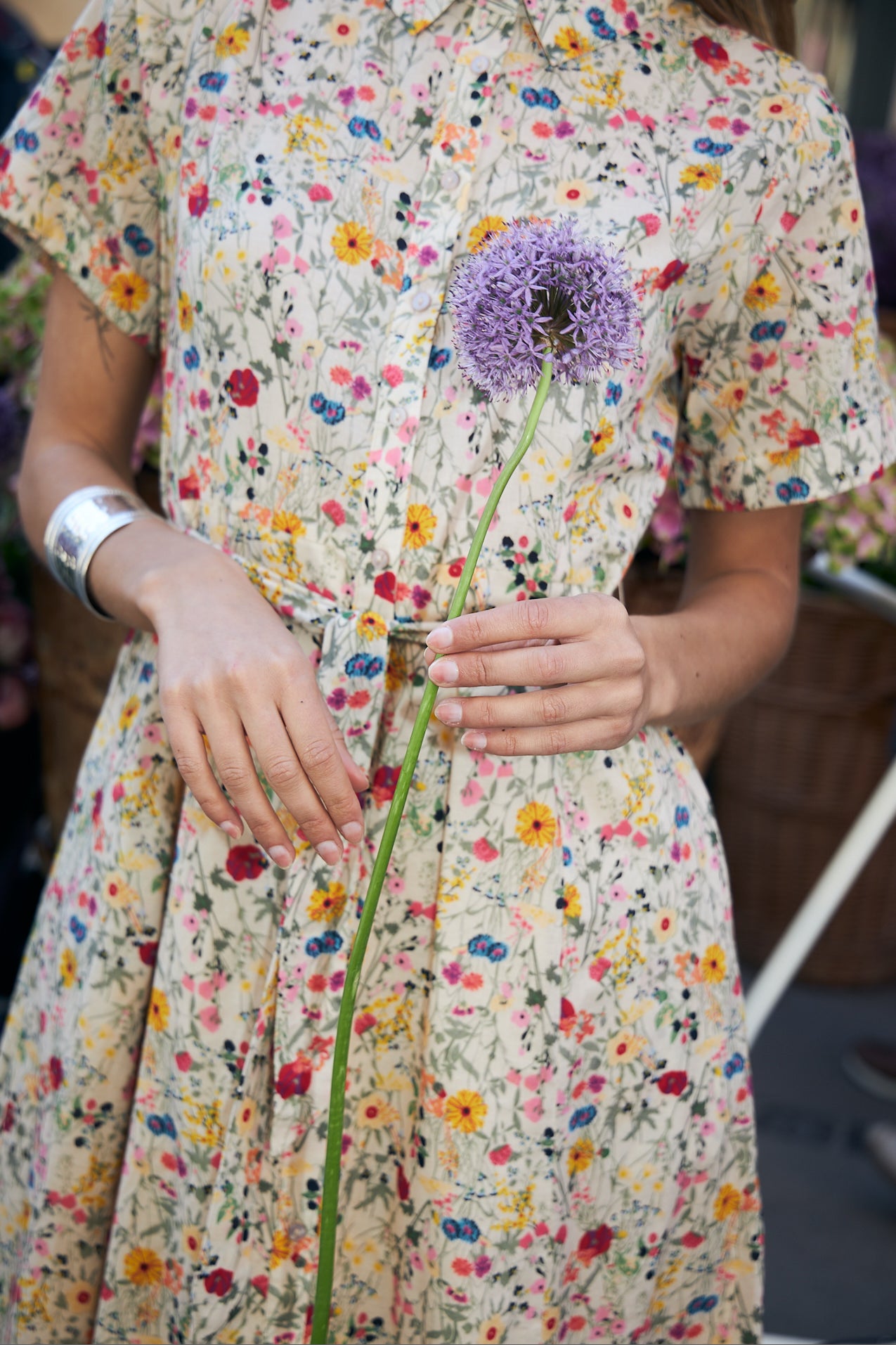 BlakeLL Midi Kleid - Blumenmuster