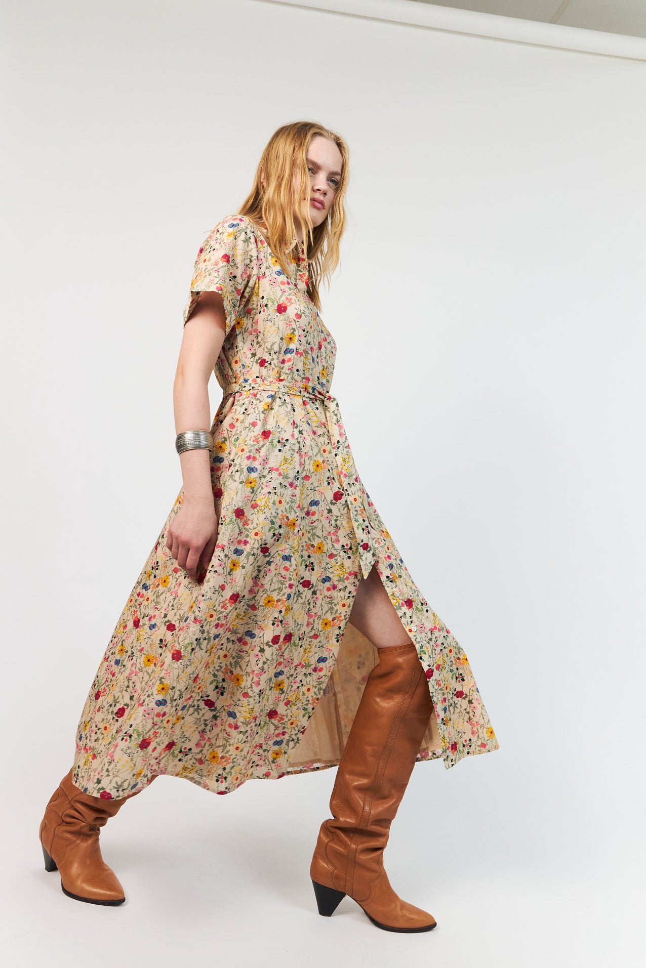 BlakeLL Midi Kleid - Blumenmuster
