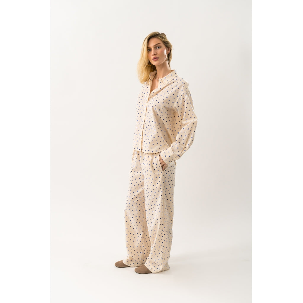Lollys Laundry BleekerLL Hemdbluse Shirt Blau