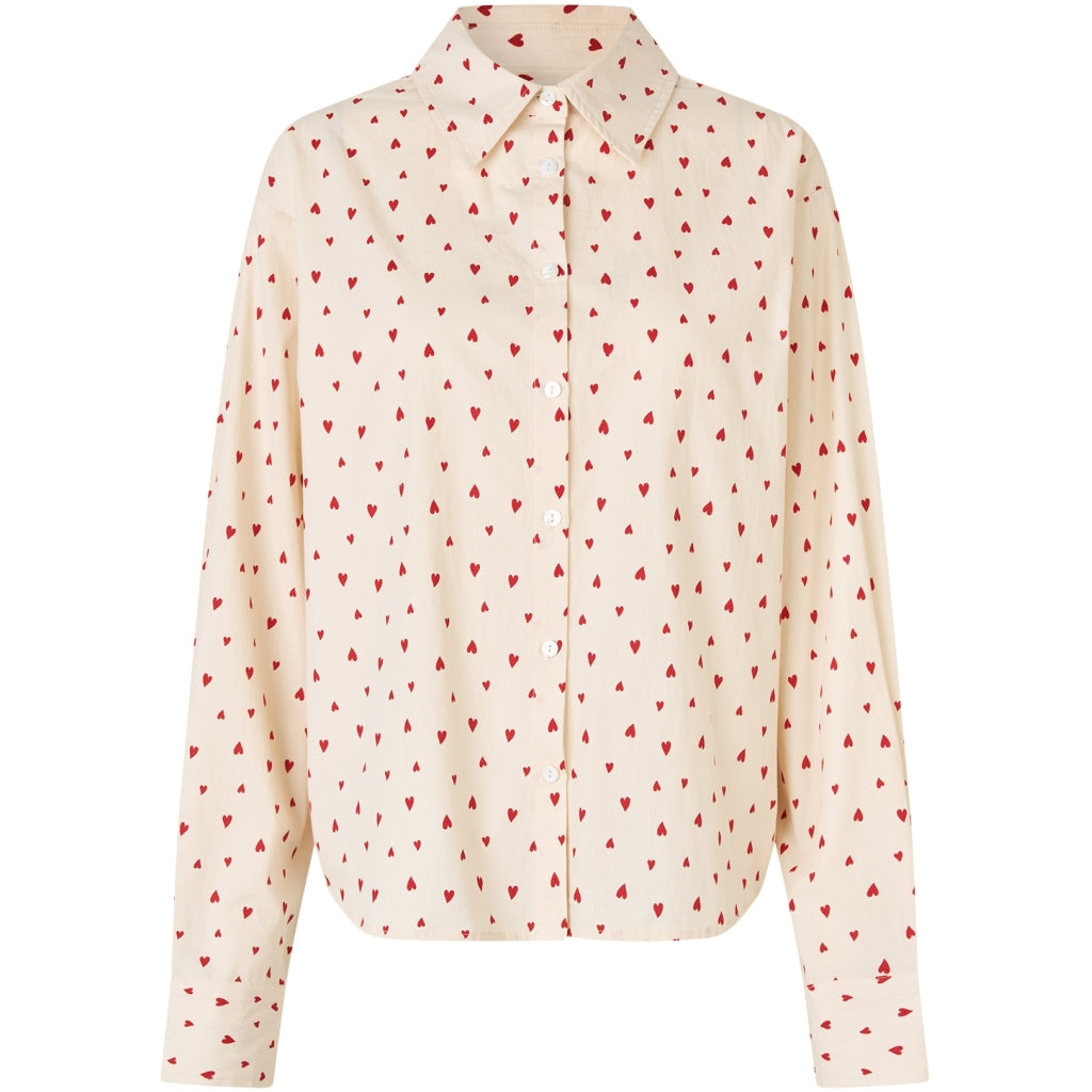 Lollys Laundry BleekerLL Hemdbluse Shirt Rot