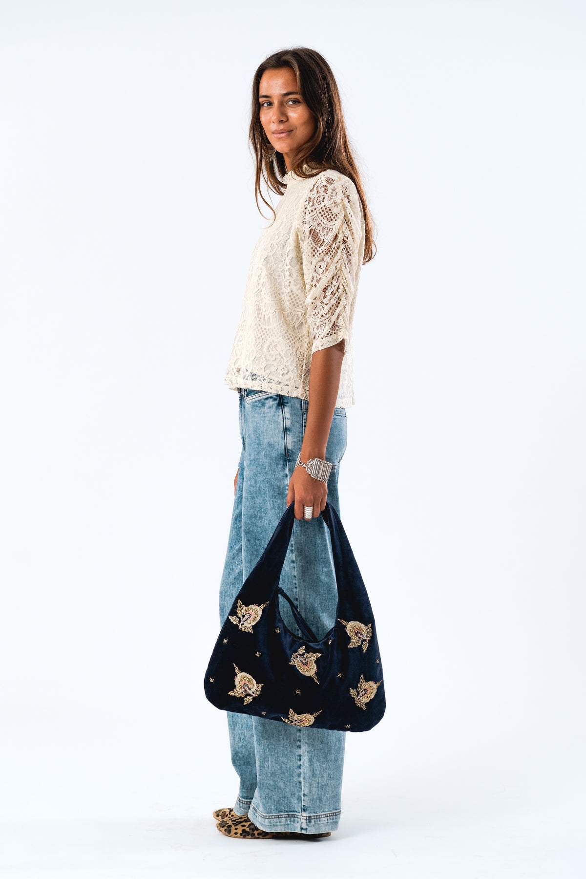 Lollys Laundry BluebellLL Hobo Bag Accessories Dunkelblau