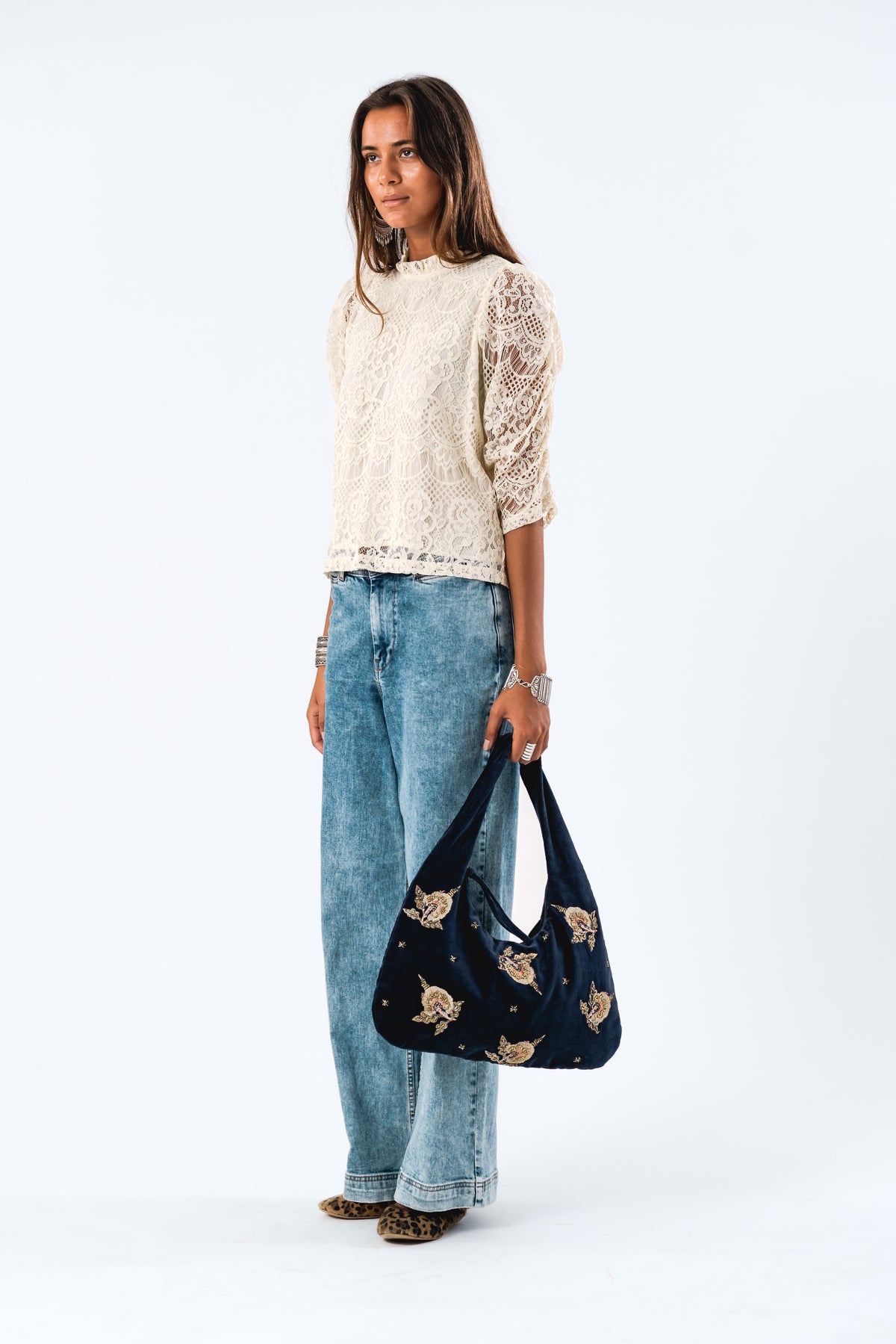 Lollys Laundry BluebellLL Hobo Bag Accessories Dunkelblau