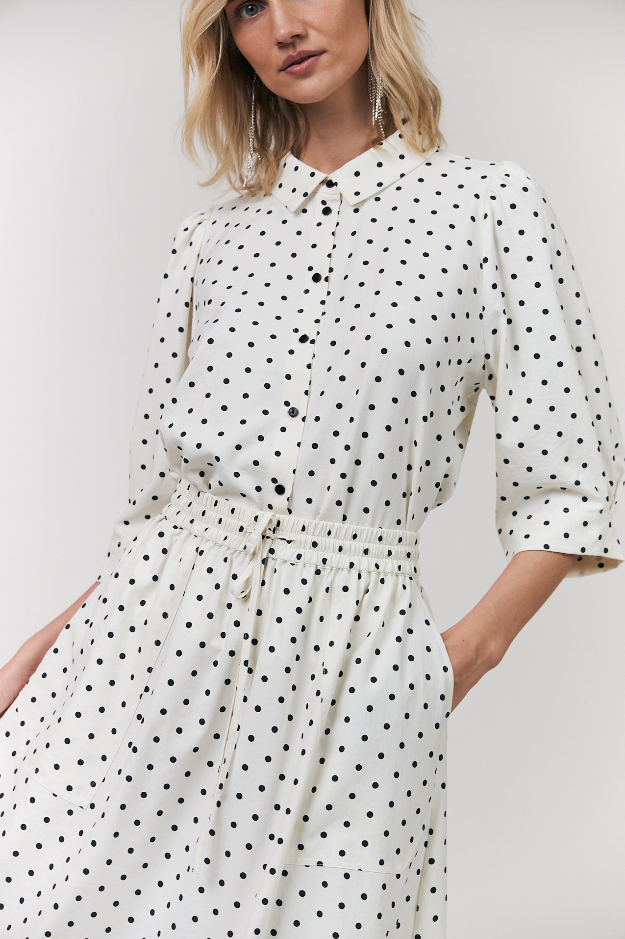 BonoLL Bluse - Dot Print