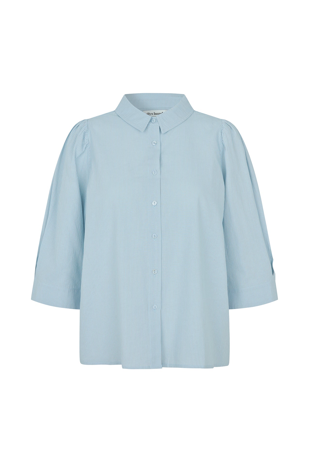 Lollys Laundry BonoLL Bluse Shirt Staubblau