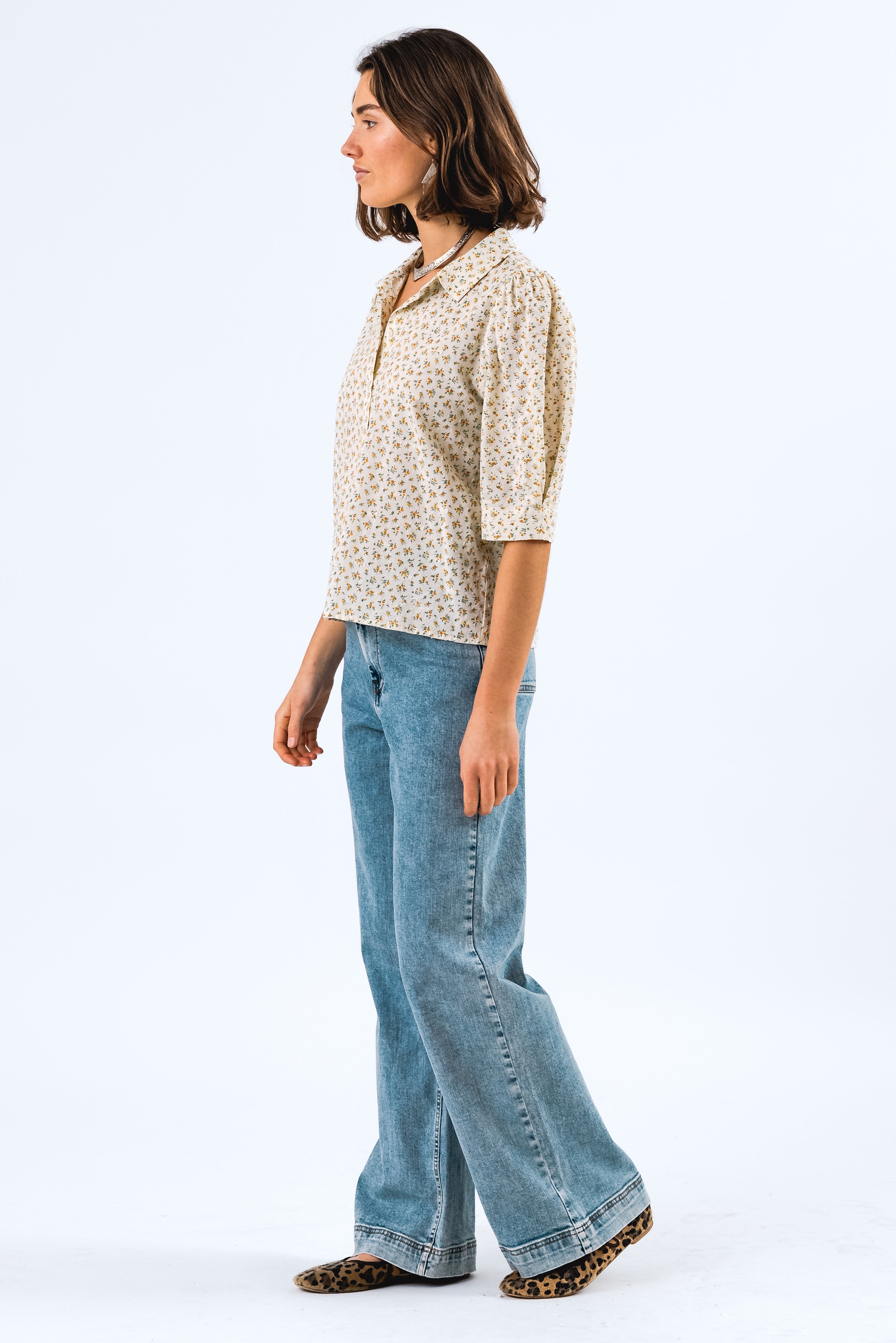 Lollys Laundry BonoLL Hemdbluse Shirt 39 Yellow