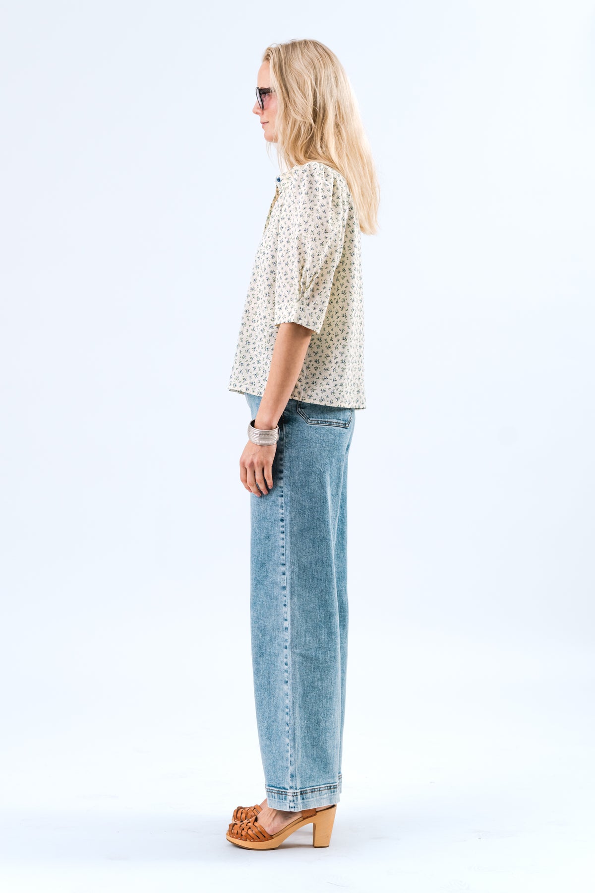 Lollys Laundry BonoLL Hemdbluse Shirt Blau