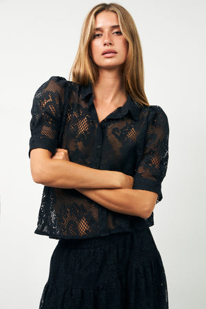 Lollys Laundry BonoLL Hemdbluse Shirt 27 Dark Navy