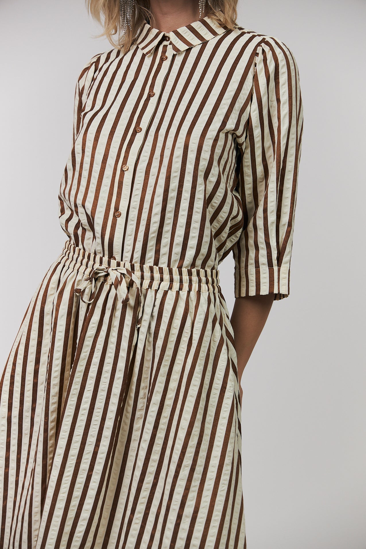 Lollys Laundry BonoLL Hemdbluse Shirt 87 Dark Mokka